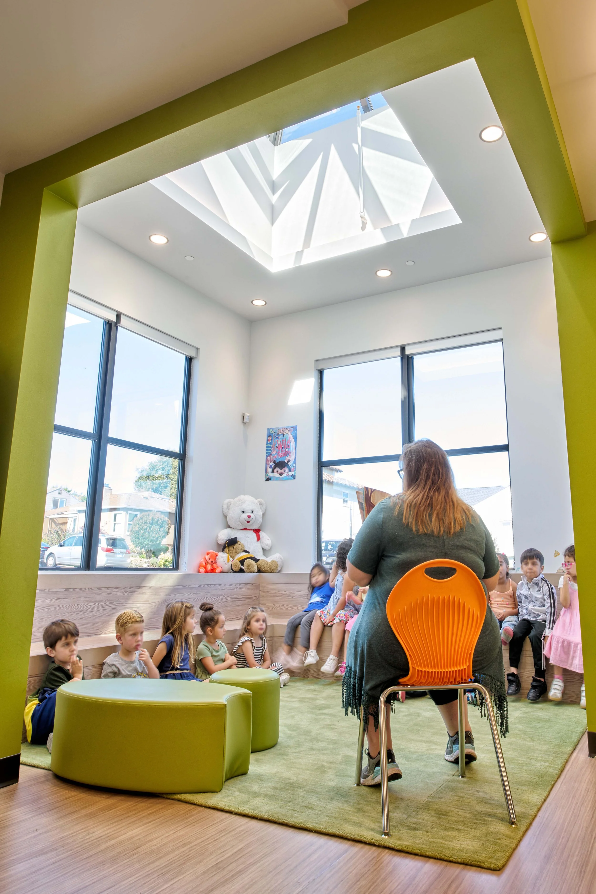 Completed MFP Project: Allen Elementary Library Reading Nook (Courtesy of HY Architects)