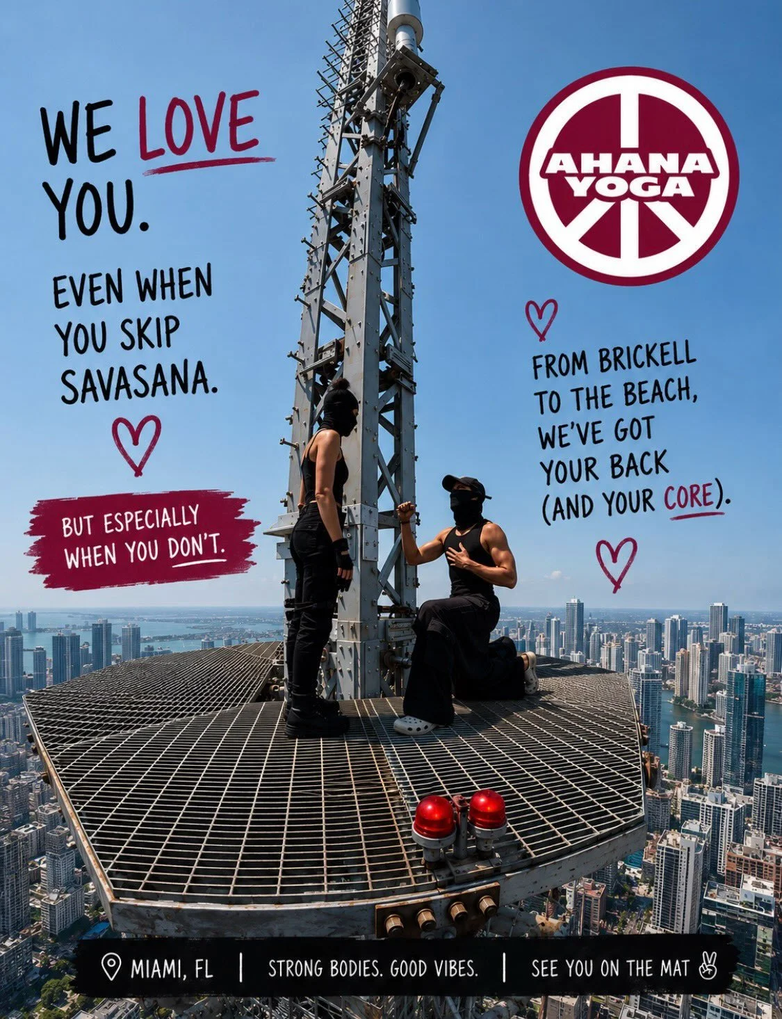 We love our sangha (community). We appreciate you &hearts;️. Ahana is more than a yoga class, we are a family. 
Come take a class on us, just repost this and show us when u come in, spread the love💋