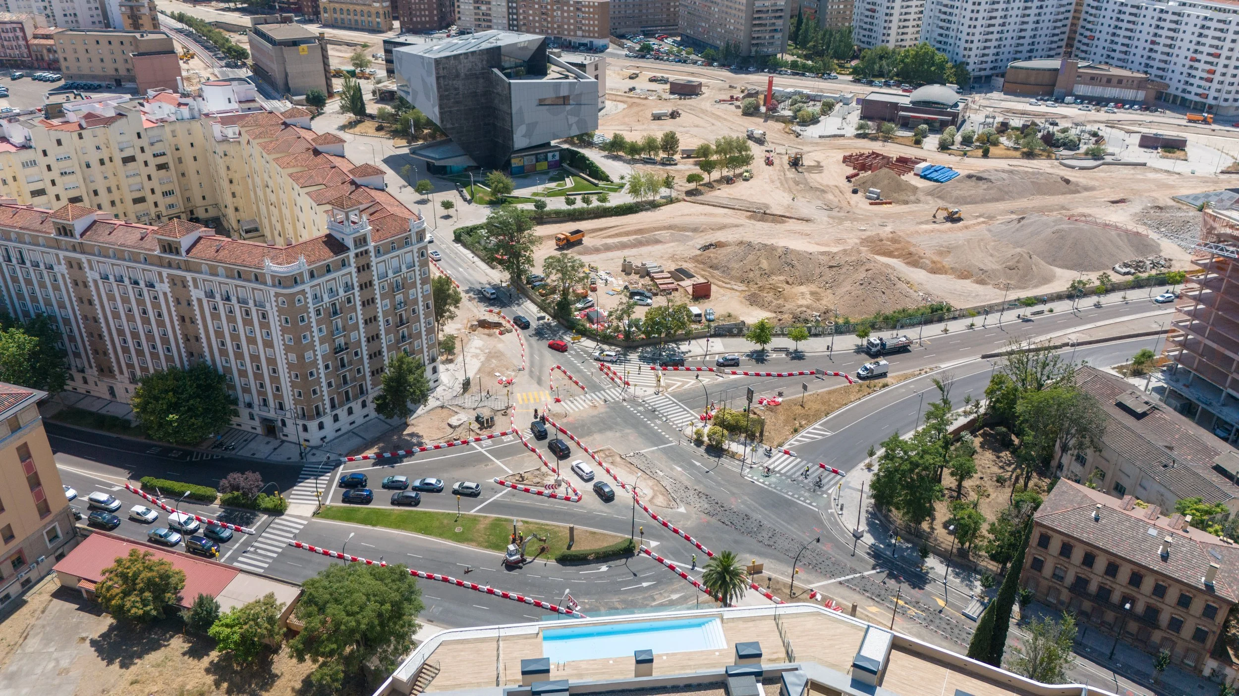 Vista al nuevo Parque del Portillo