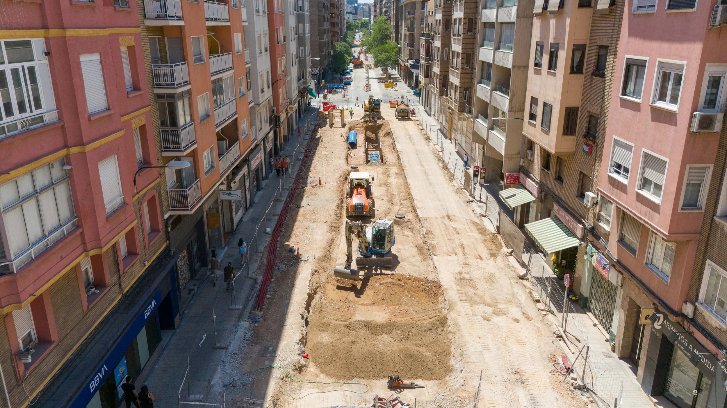 Obras en Avenida Valencia