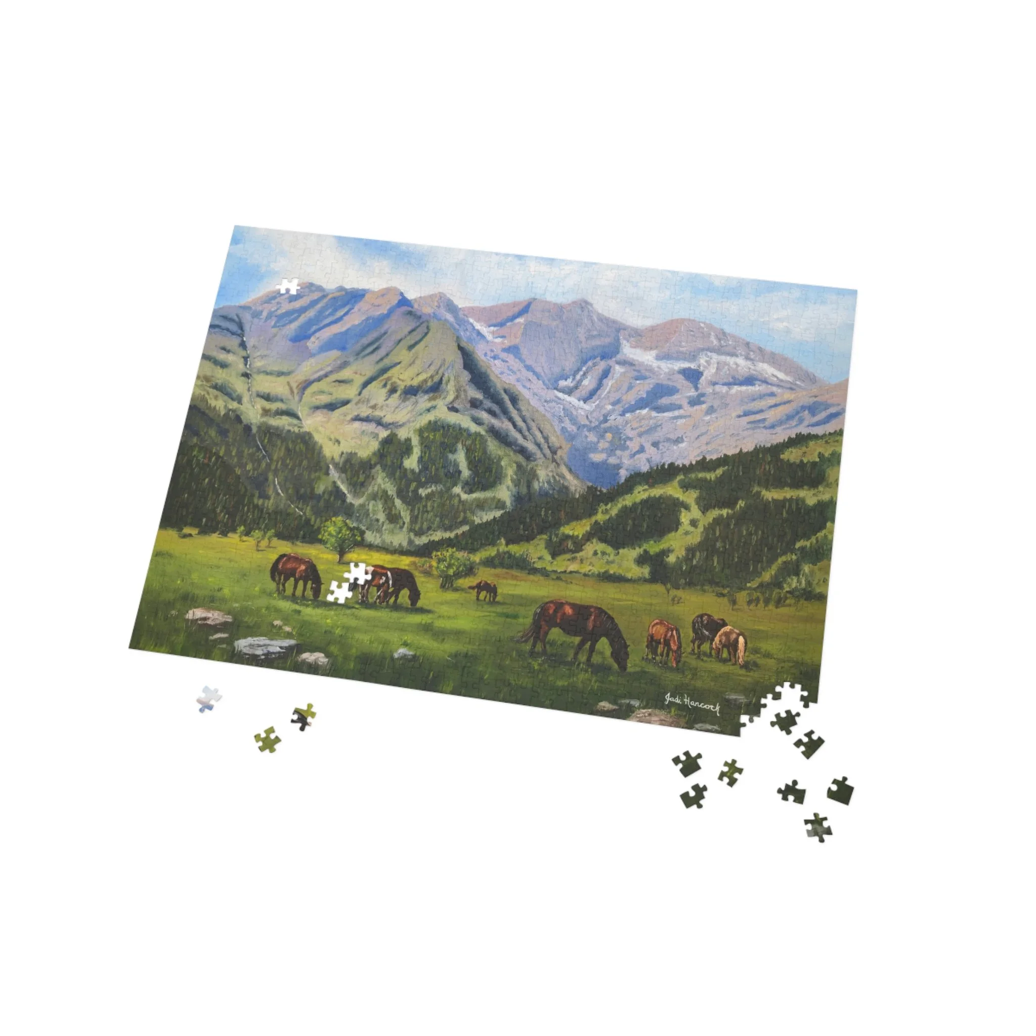 "Beneath the High Country" Jigsaw Puzzle