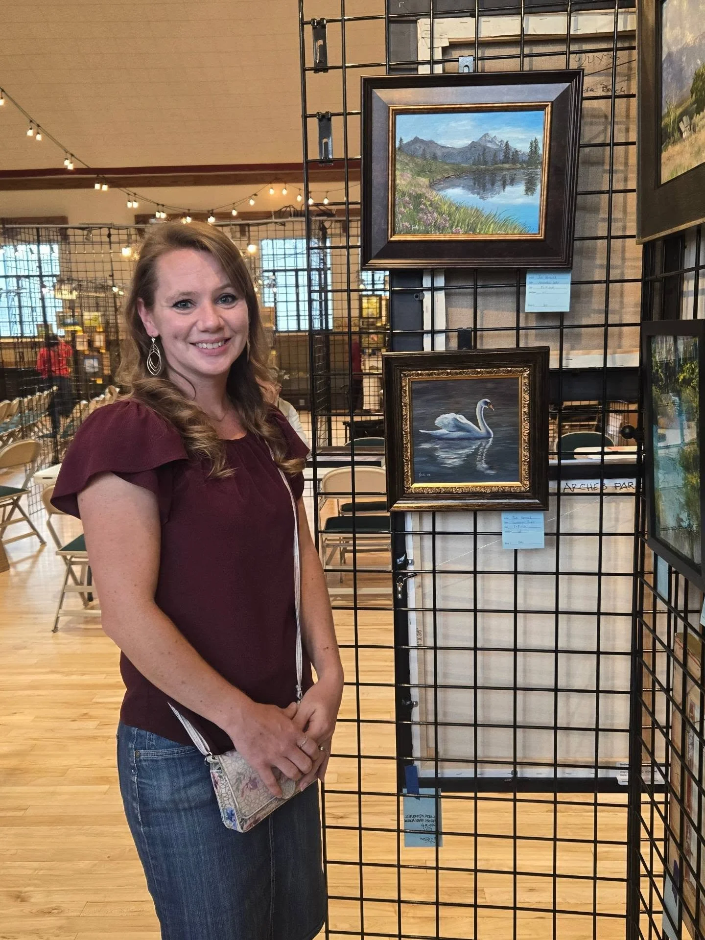 I'm so excited to participate in the Wasatch Plein Air Paradise in Midway, Utah! I got my paintings turned in and am waiting for the awards and artist reception tonight. I am in the amateur category - I have been painting with oil for a little over a