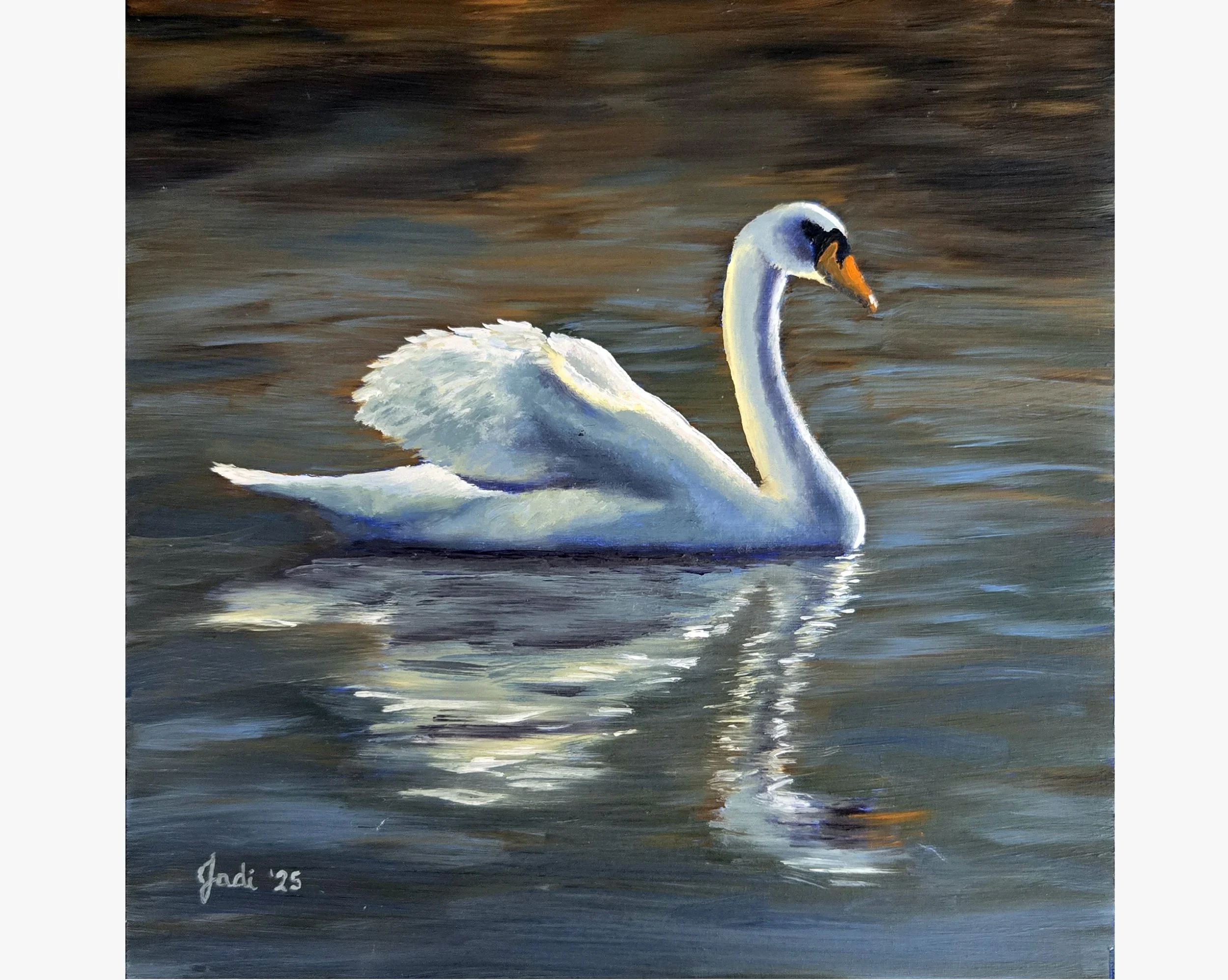 Luminous Swan (8x8)