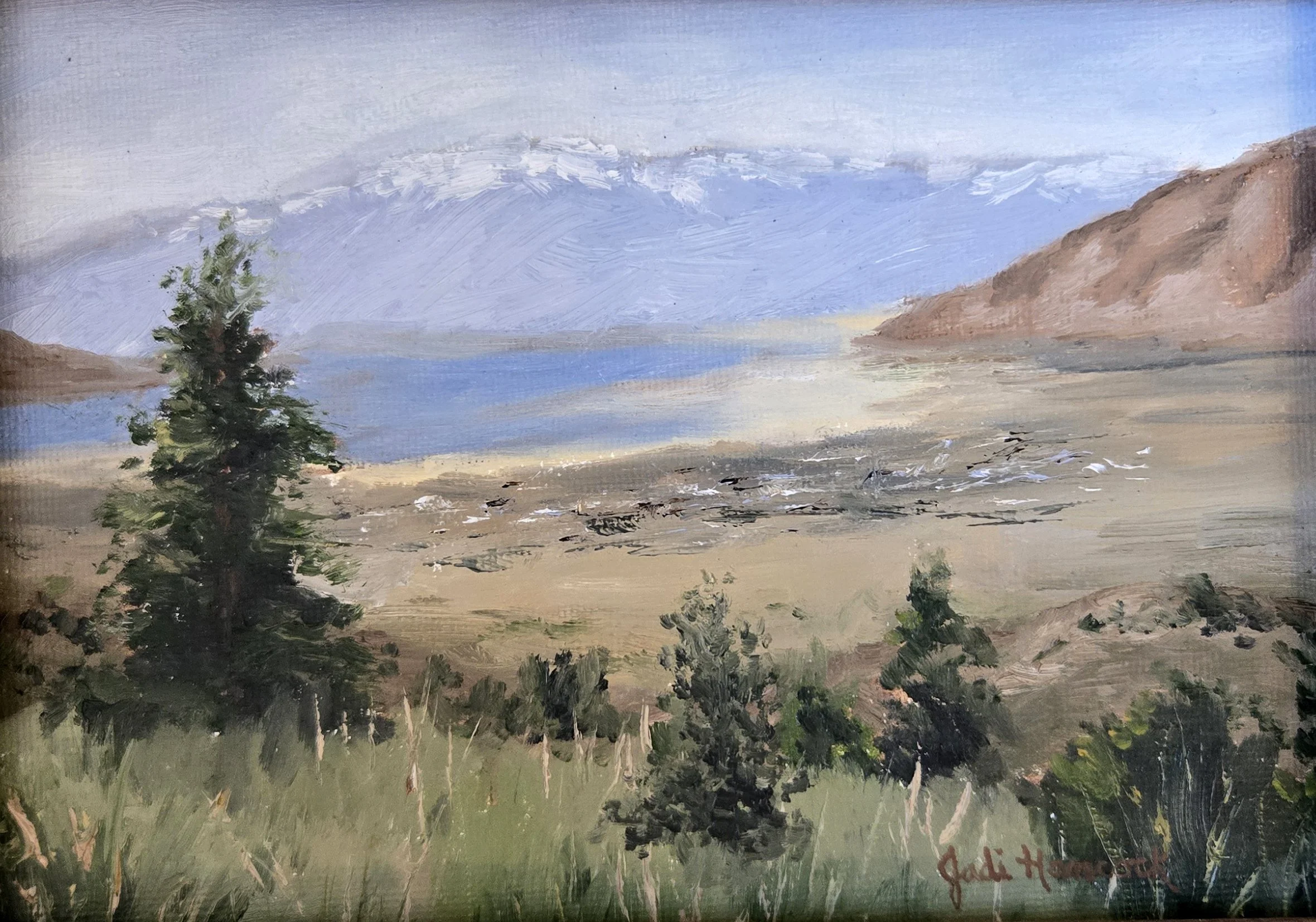 Overlooking Grantsville, Utah (5x7)