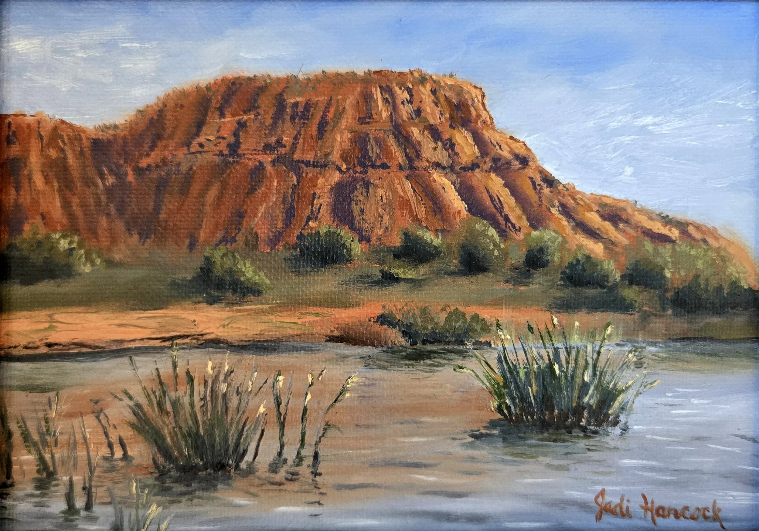 Fire Lake, Ivins Utah (5x7)