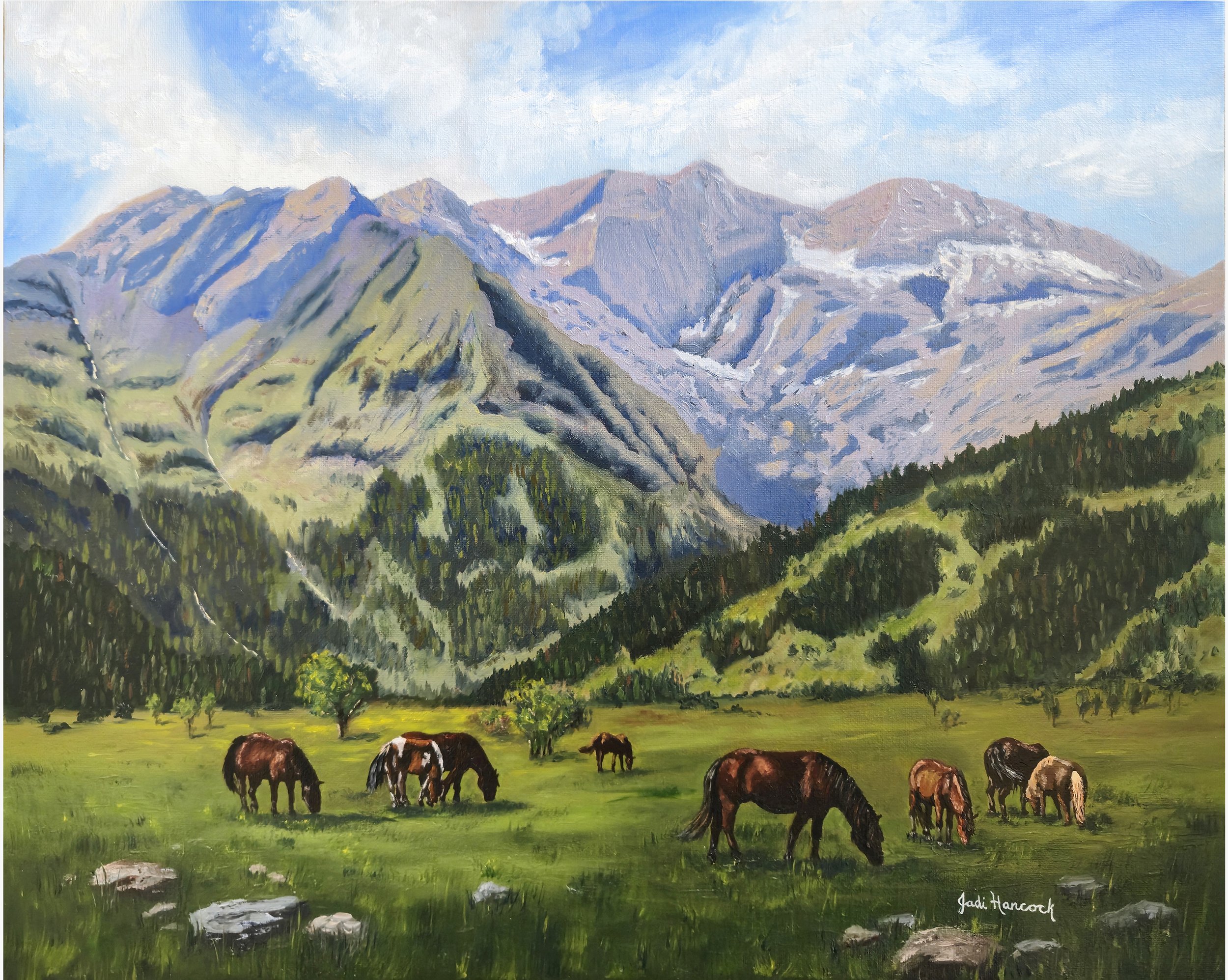 Beneath the High Country (16x20)