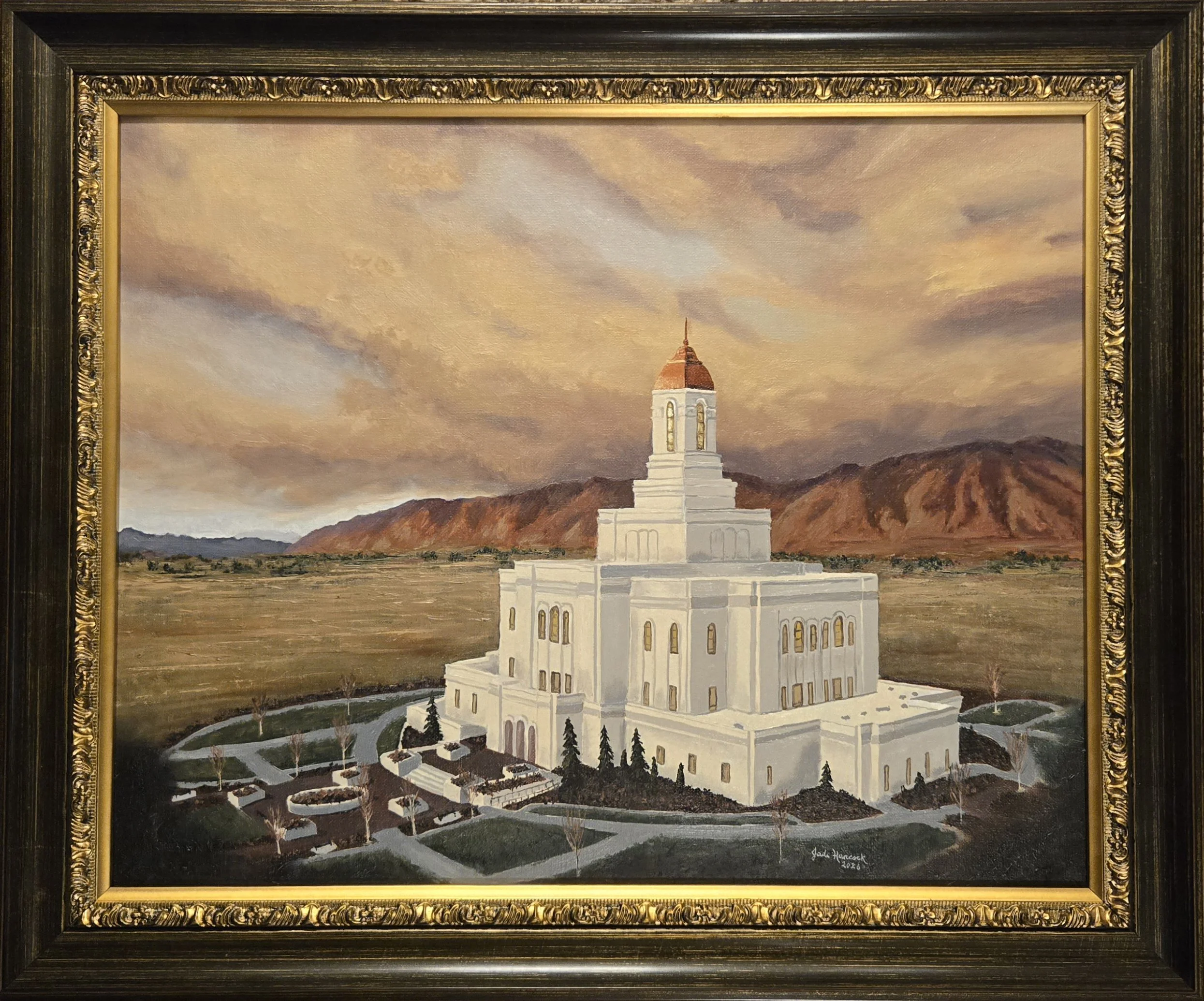 Deseret Peak Utah Temple (16x20 in.)
