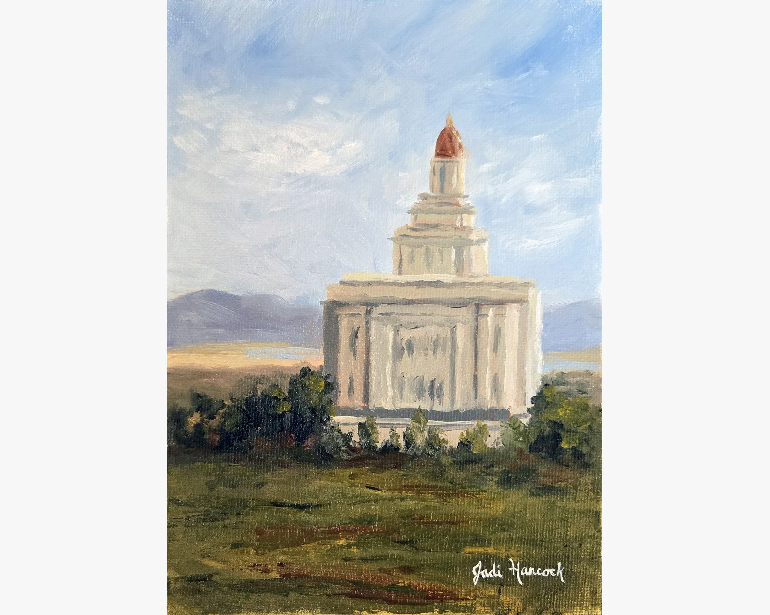 Deseret Peak Utah Temple (5x7)