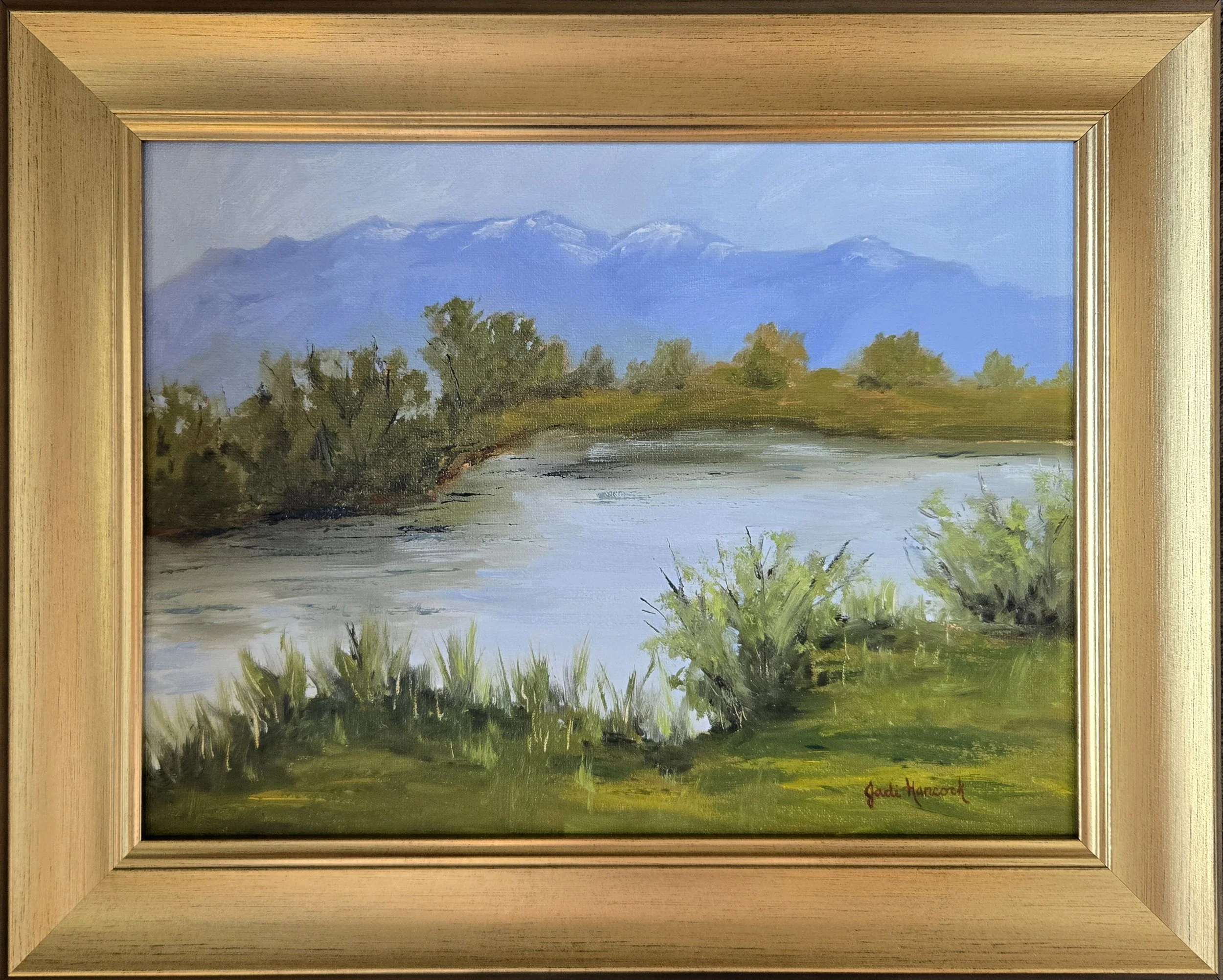 2026-05 - Stansbury Lake Evening (framed).jpg