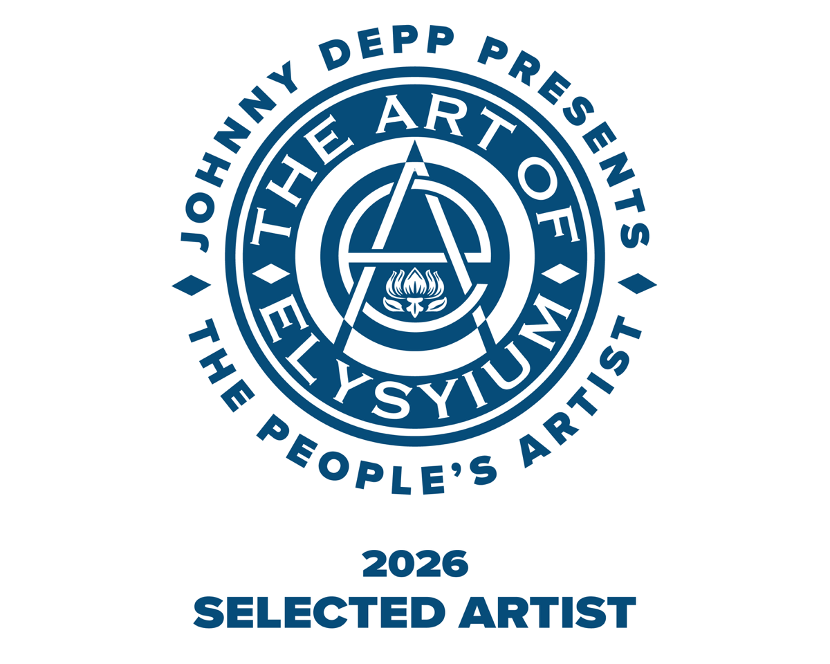 Logo for the John F. Kennedy Center for the Performing Arts, featuring a circular emblem with the text "The Art of Wysytum" and the year "2026," along with the tagline "Selected Artist."