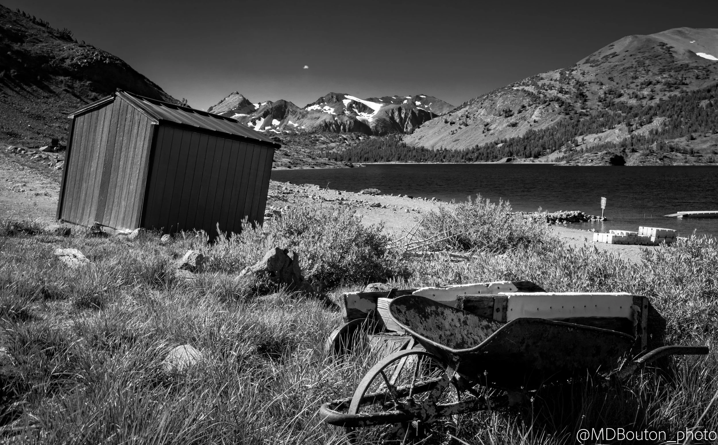 forgotten lake outside of Yosemite valley