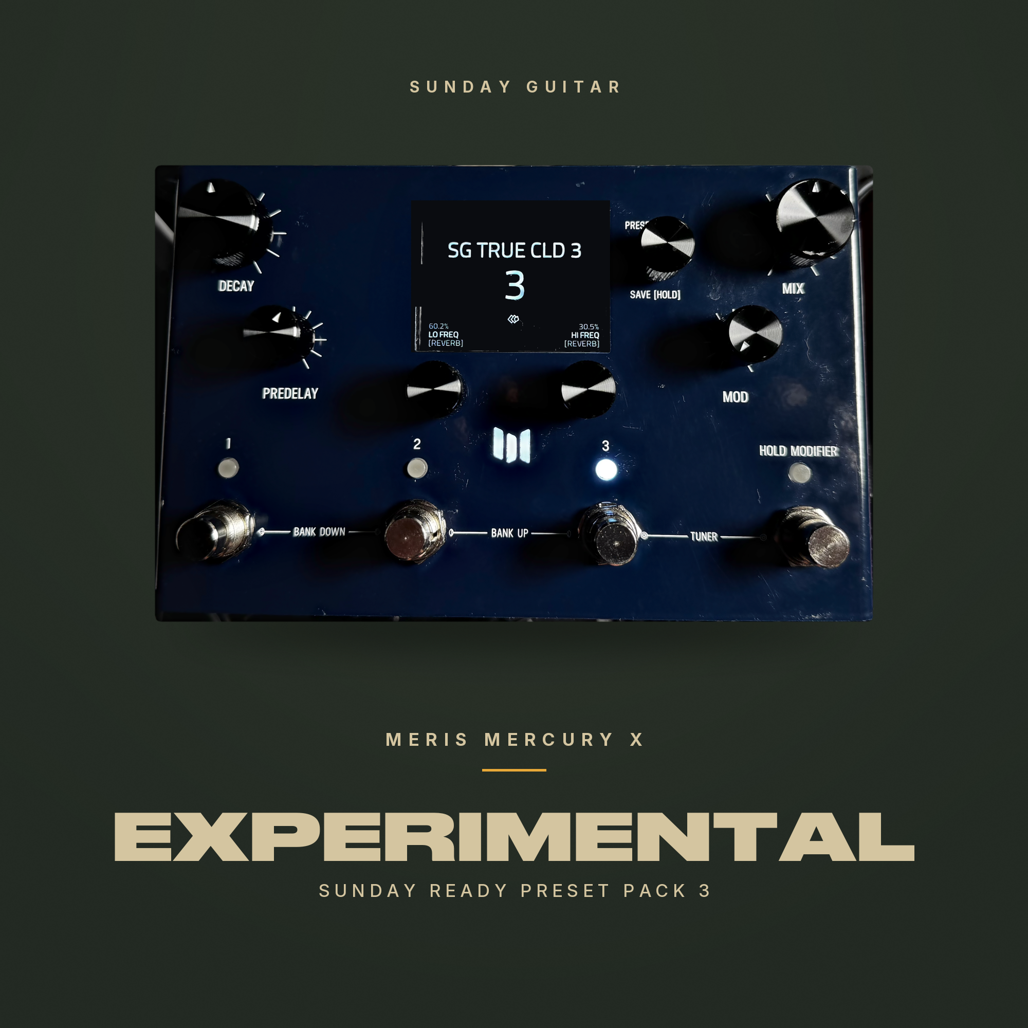 Sunday Ready Preset Pack 3: Experimental (Meris Mercury X)