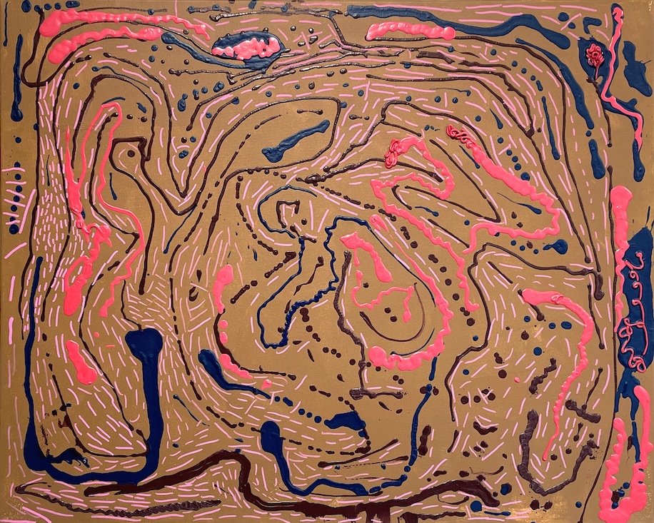thankful doodlebops (sold), 2024 [61 x 76cm]
