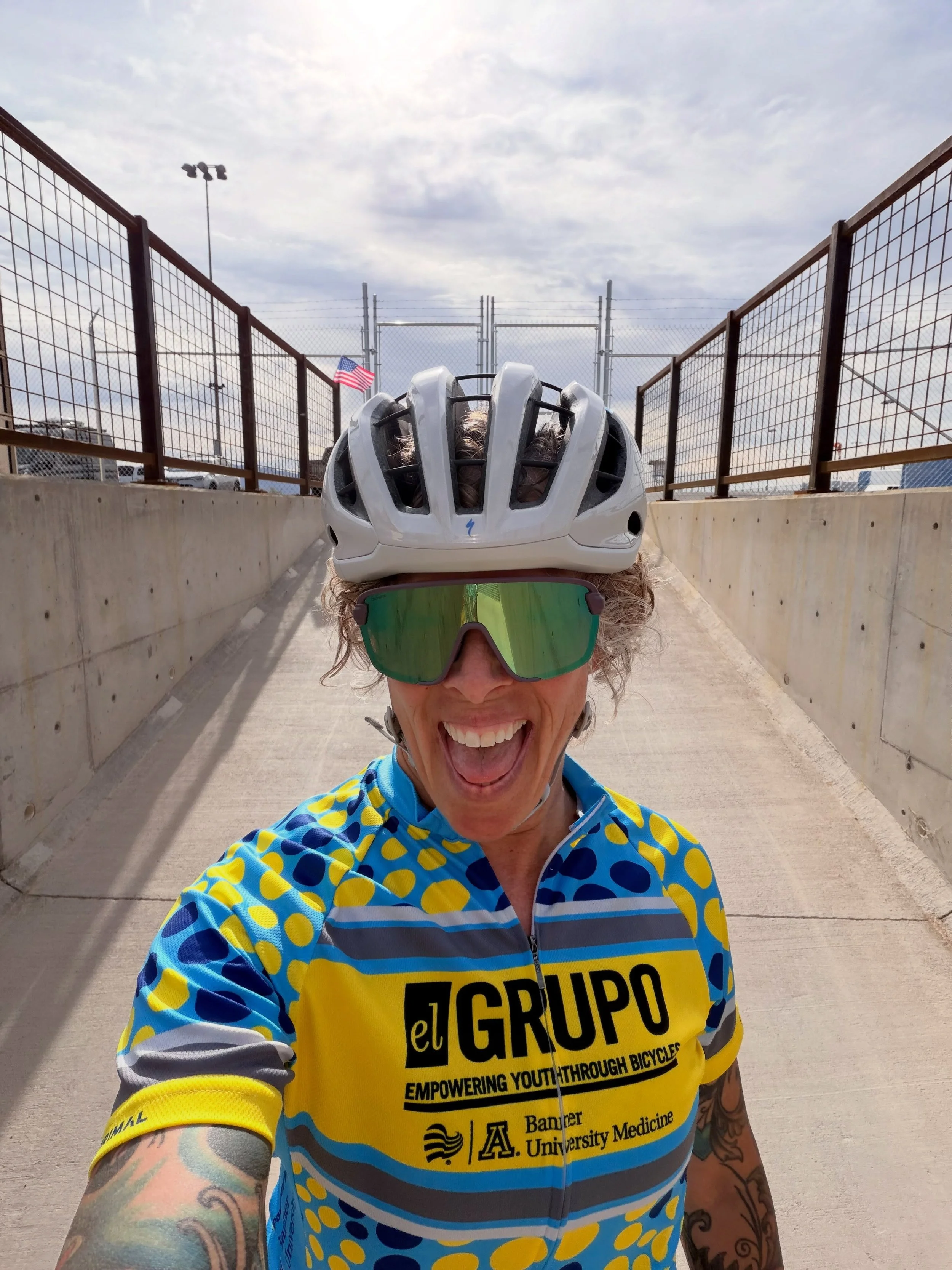 Message from your Executive Director (who just recently learned to ride a track bike!) &hellip;. 💥💯💥

250 laps for America&rsquo;s 250th! 🇺🇸🚴

Massive thanks to @TucsonVelodrome for the awesome track vibes today. There&rsquo;s nothing like gett