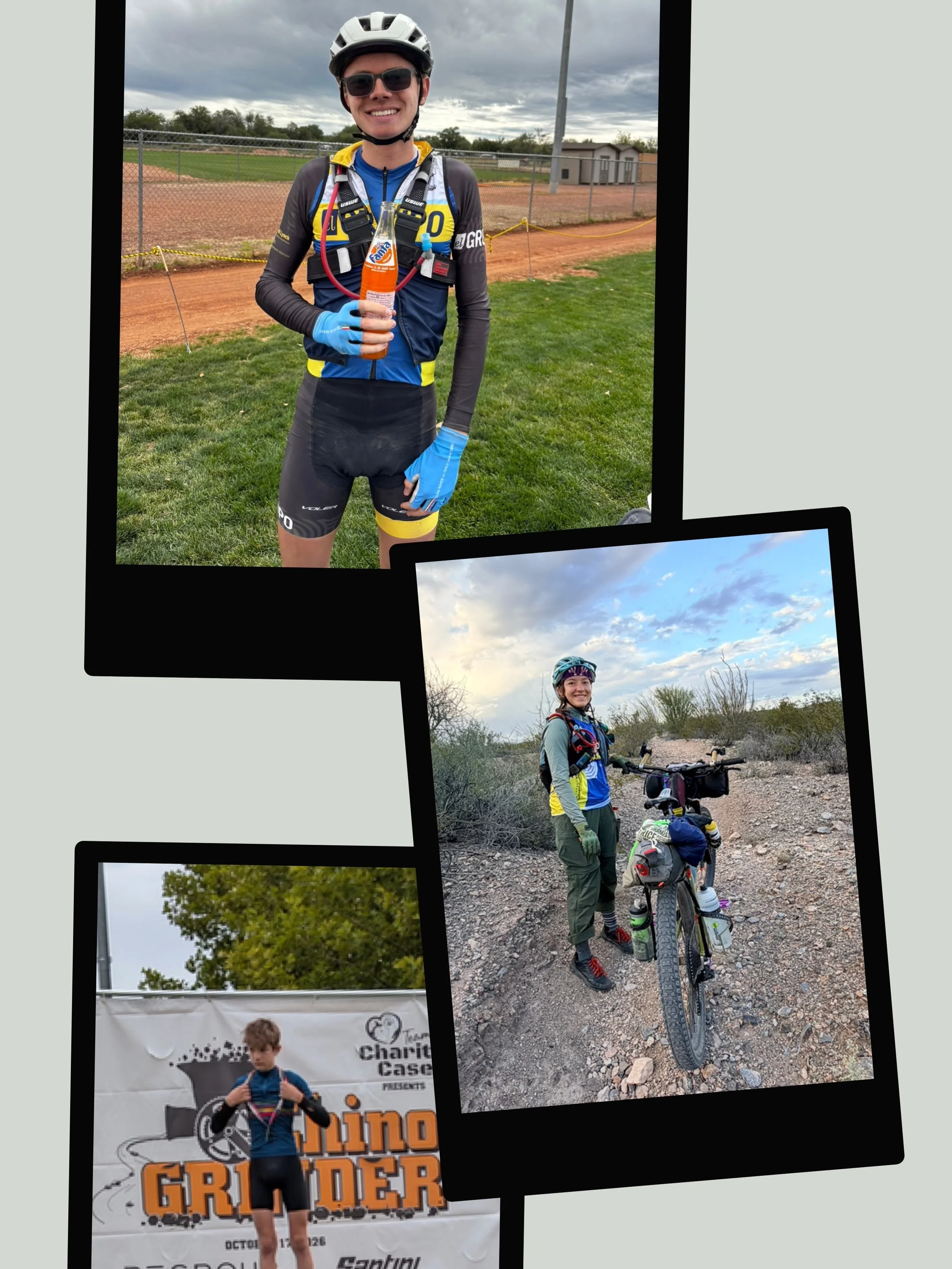 Saturday was pure energy for three U19 riders at Grupo! 🎉👌🏼🎉

Each rider tackled three different weekend missions: shredding rocky singletrack on the AZT, digging deep on the gravel grind in the AZ GRVL series, and dropping the hammer at the race