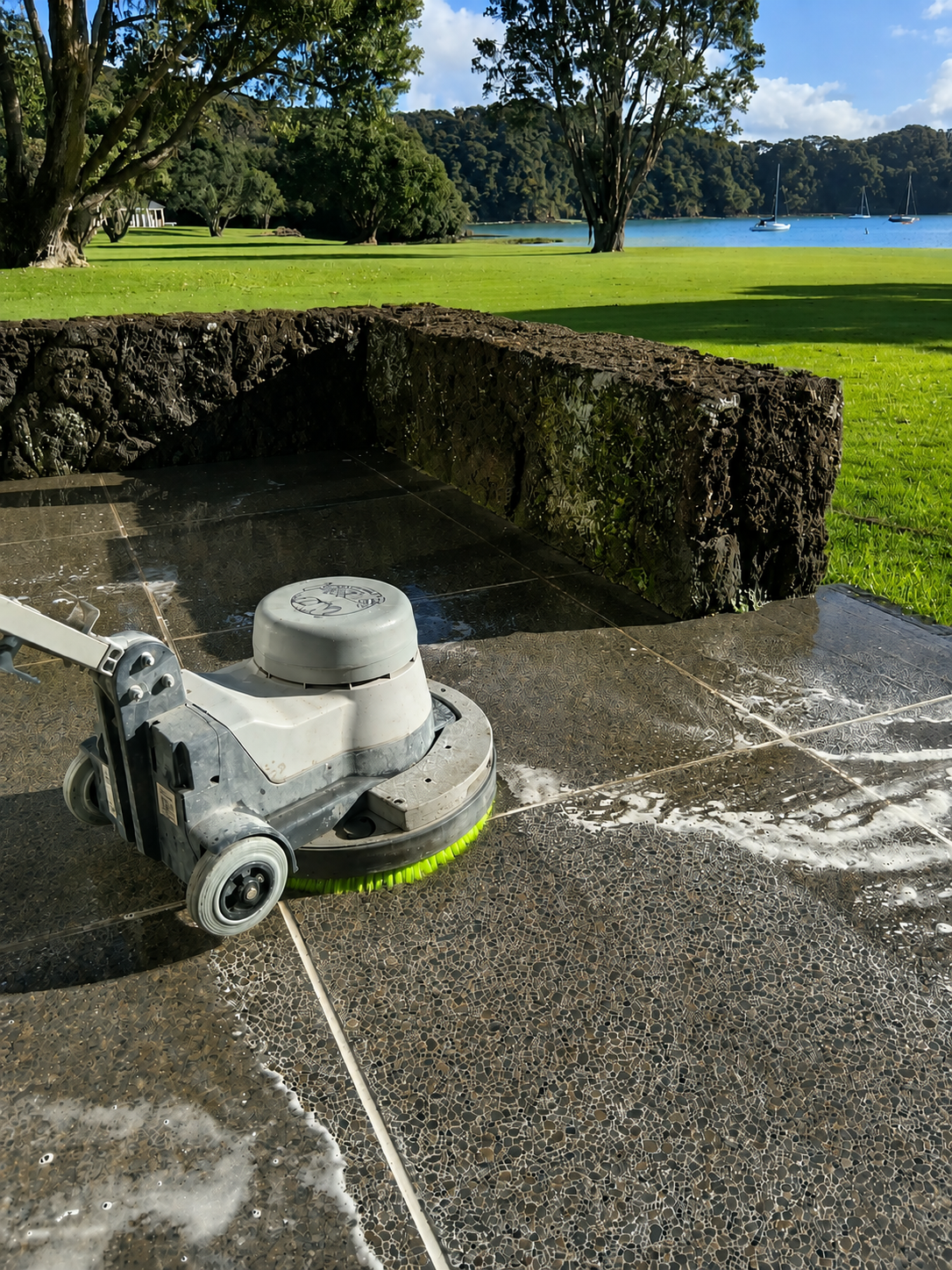 Terrazzo, natural stone and concrete are designed to stand the test of time. Specialist maintenance helps protect their appearance, preserve their integrity and extend their lifespan.