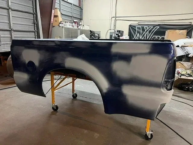 F250 Body work on bed 1
