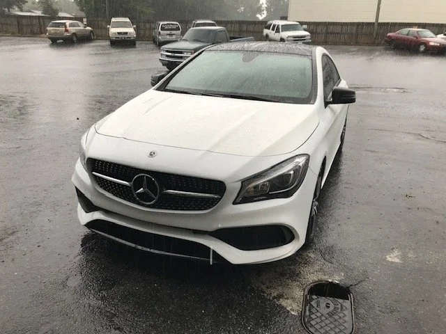 C class Mercedes front end damage 2