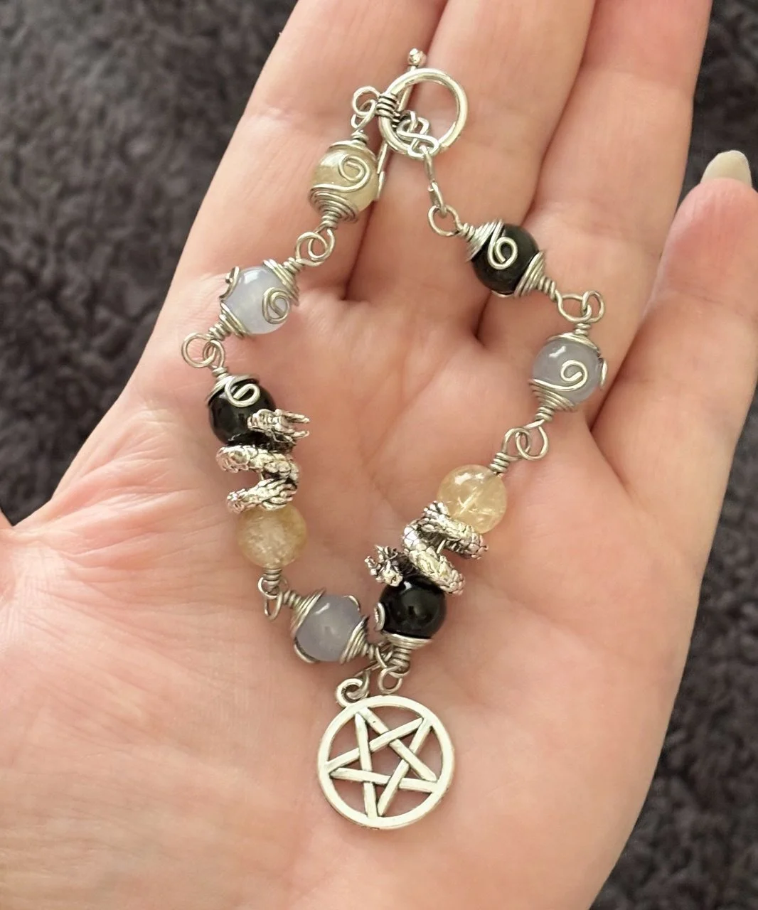 Bracelet made from Healing Gems semi-precious gems 0.05kg