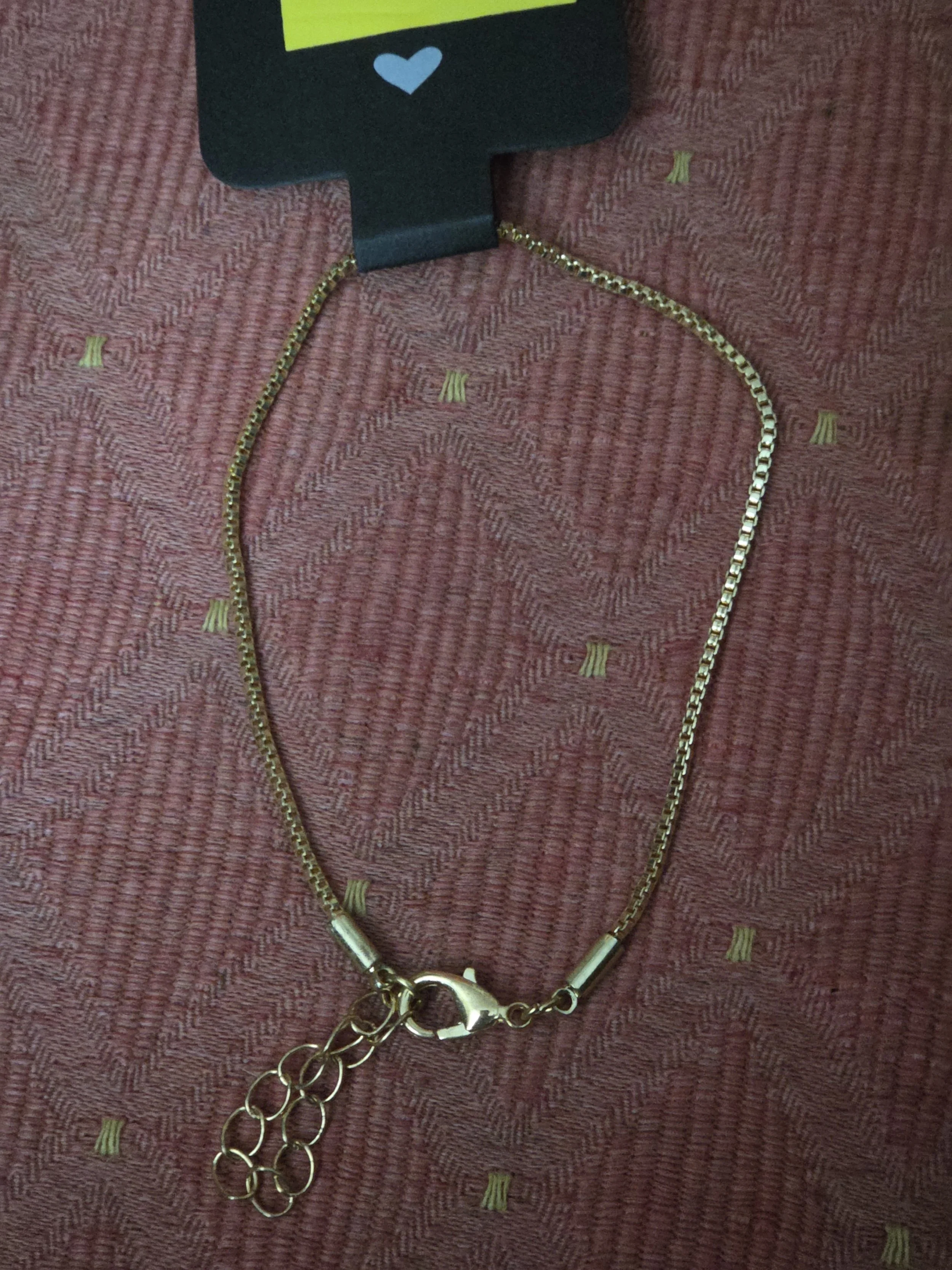 Elegant Gold Tone Chain bracelet 18cm 0.05 kg