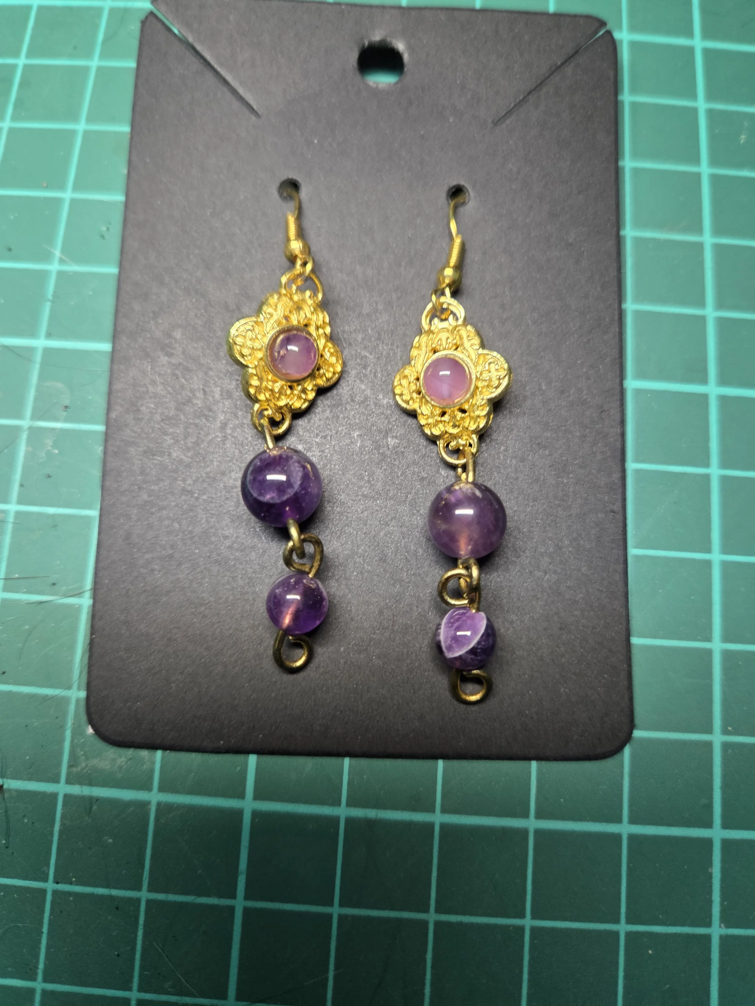 ear rings Fluorite