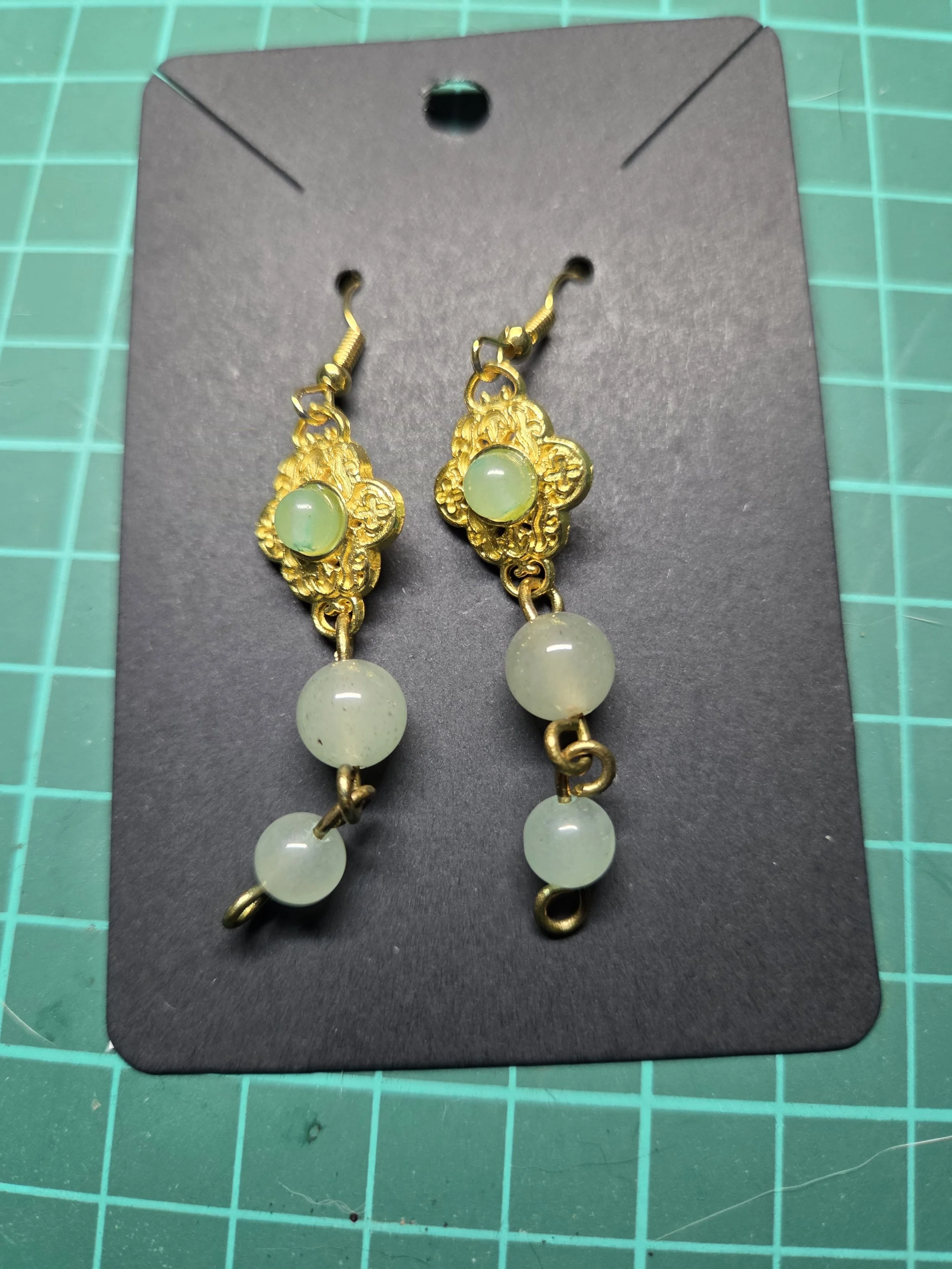 ear rings Green Aventurine