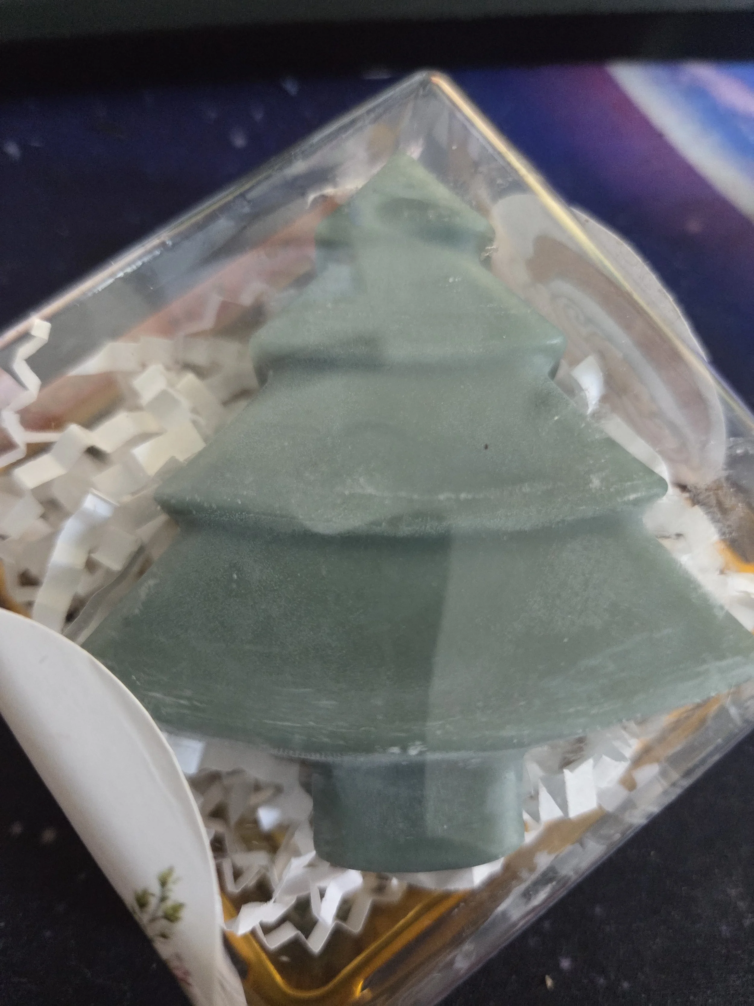 Festive Christmas Tree Soap weight 68g