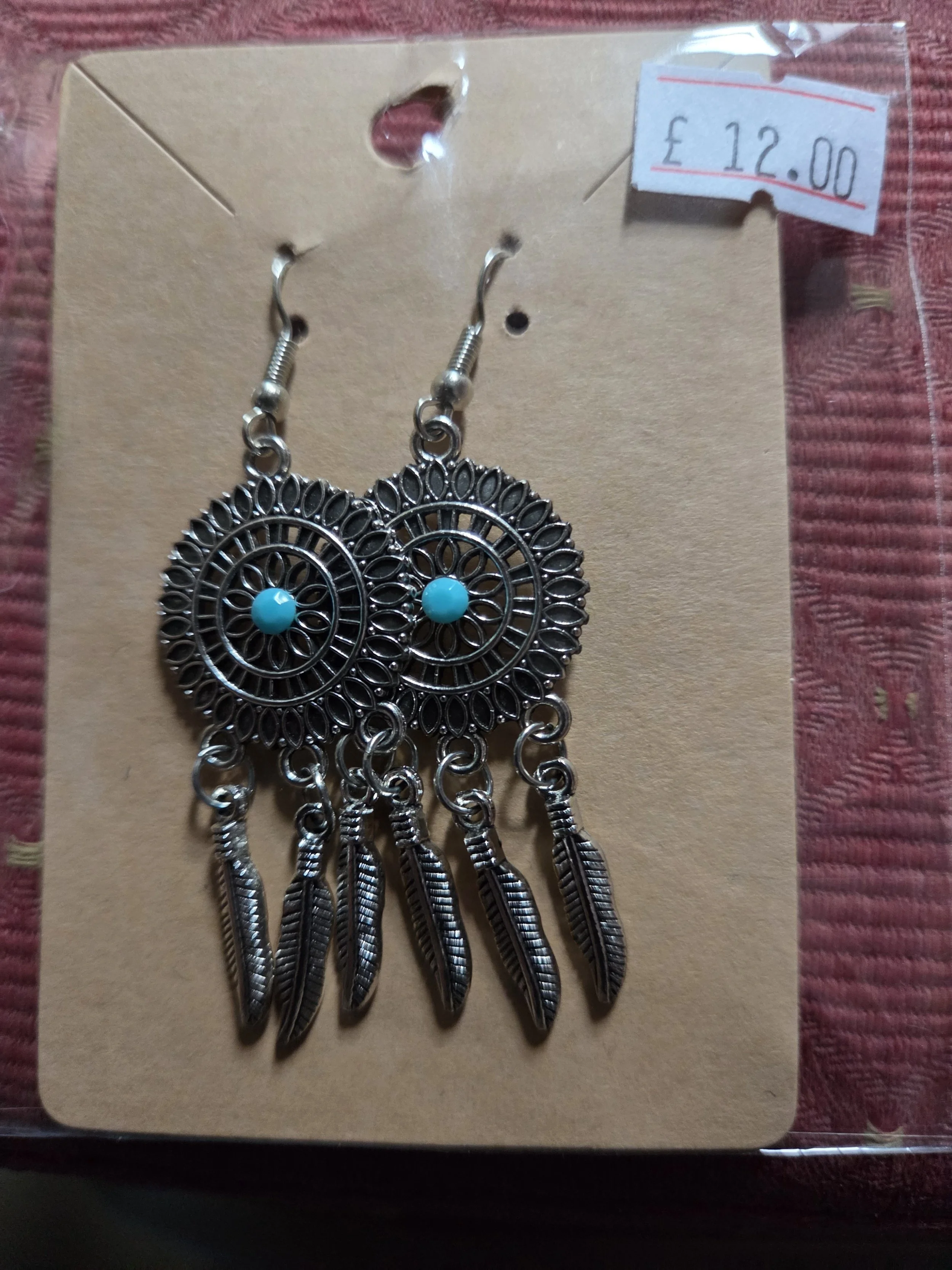 Bohemian Dreamcatcher Earrings : 0.03 kg
