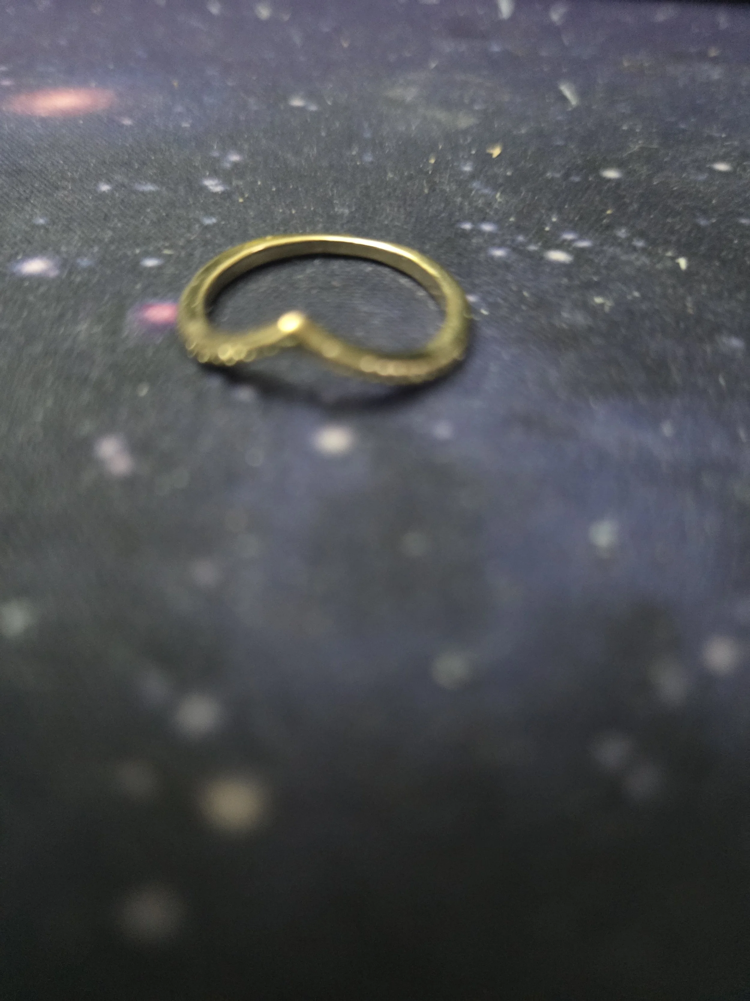 Gold Celestial Ring weight 0.02