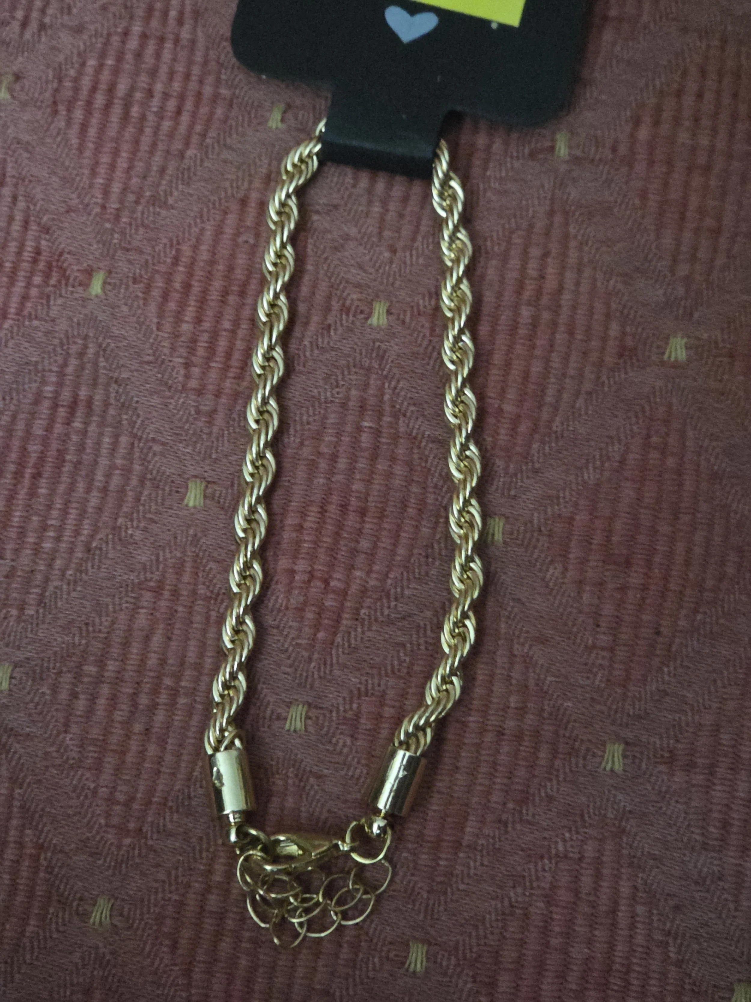 Elegant Twisted Chain bracelet  17.5cm 0.05 kg