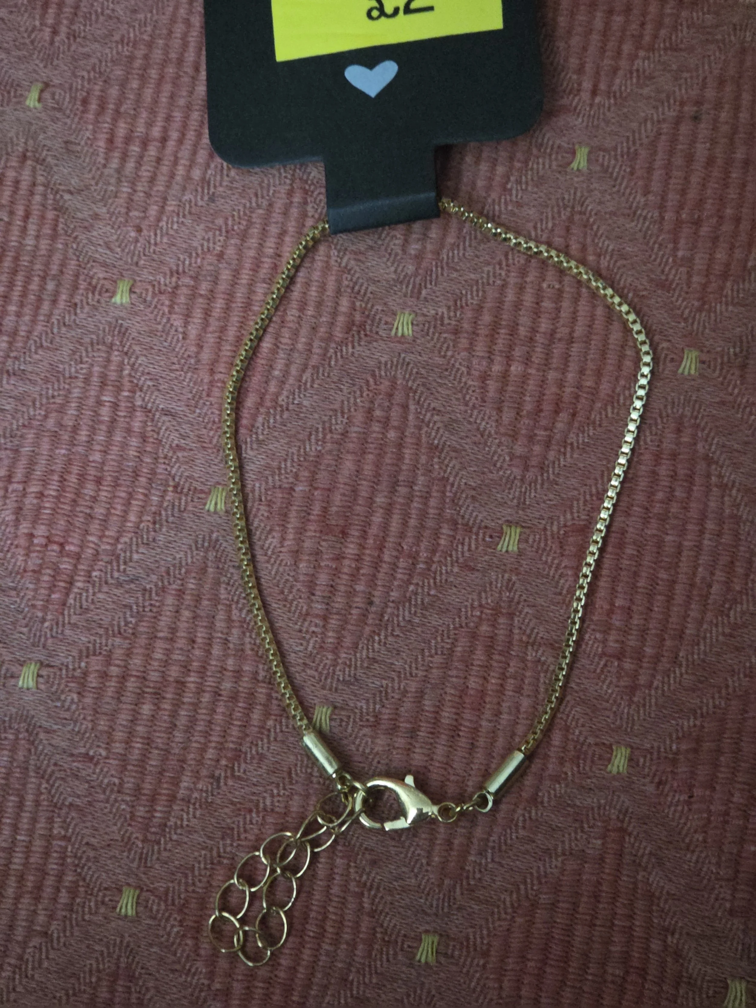 Timeless Gold-Tone Chain Bracelet 18cm 0.05 kg
