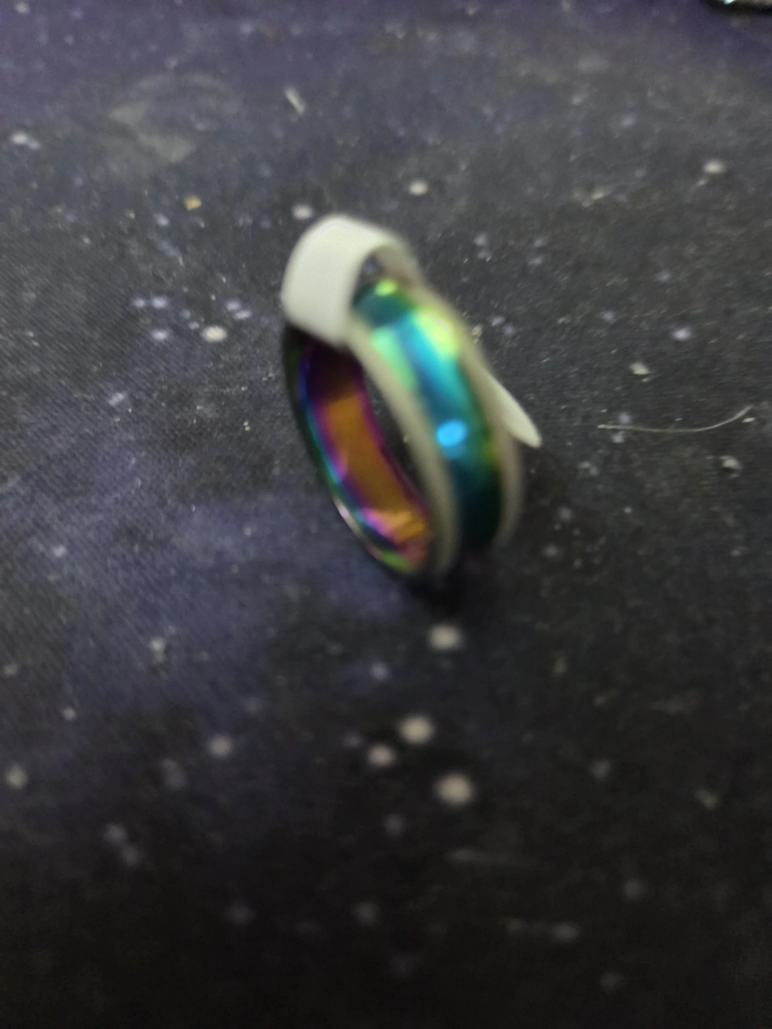 Lumina Multicolor Stainless Steel Ring : 0.02 kg