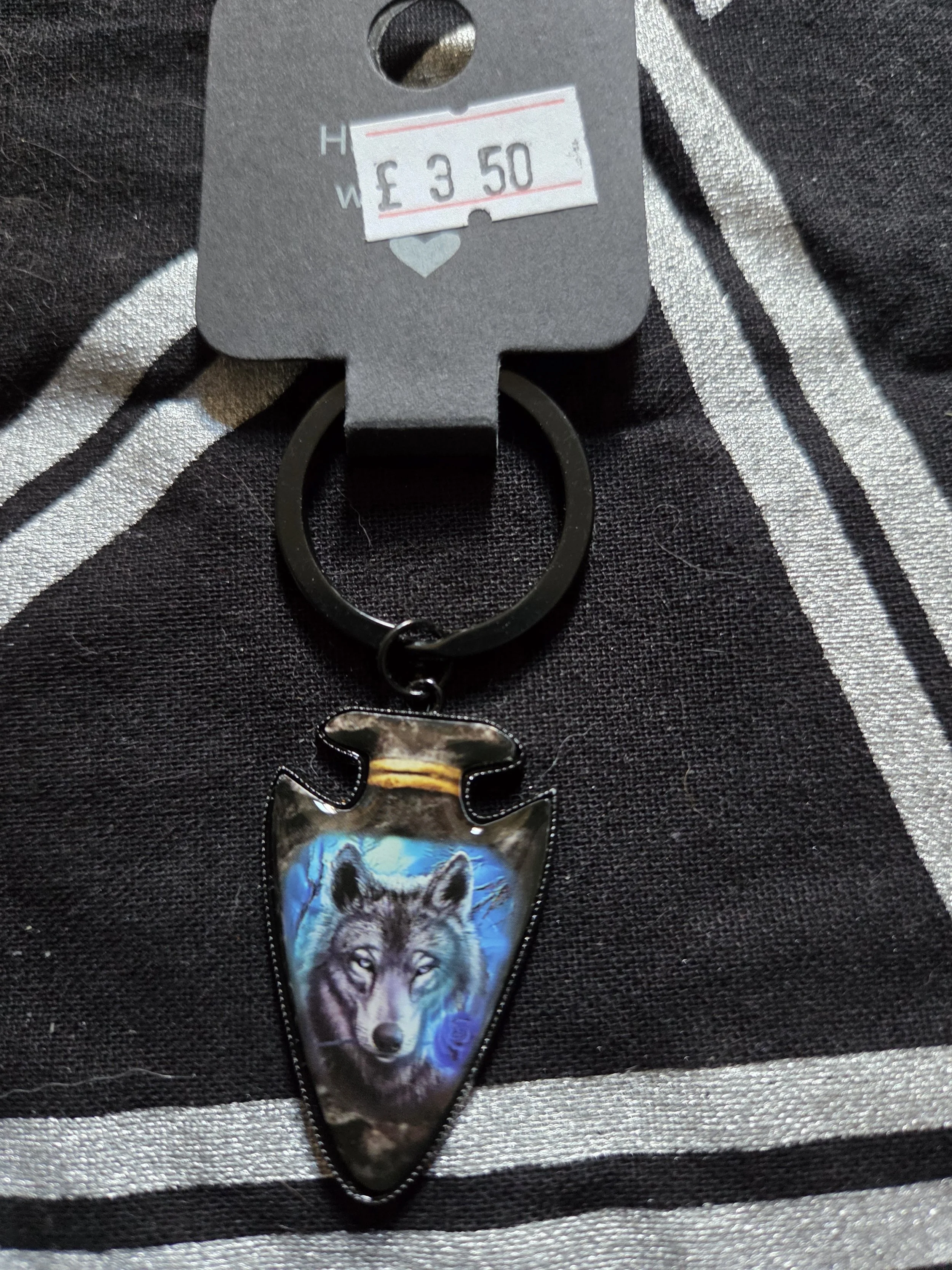 Wolf key ring