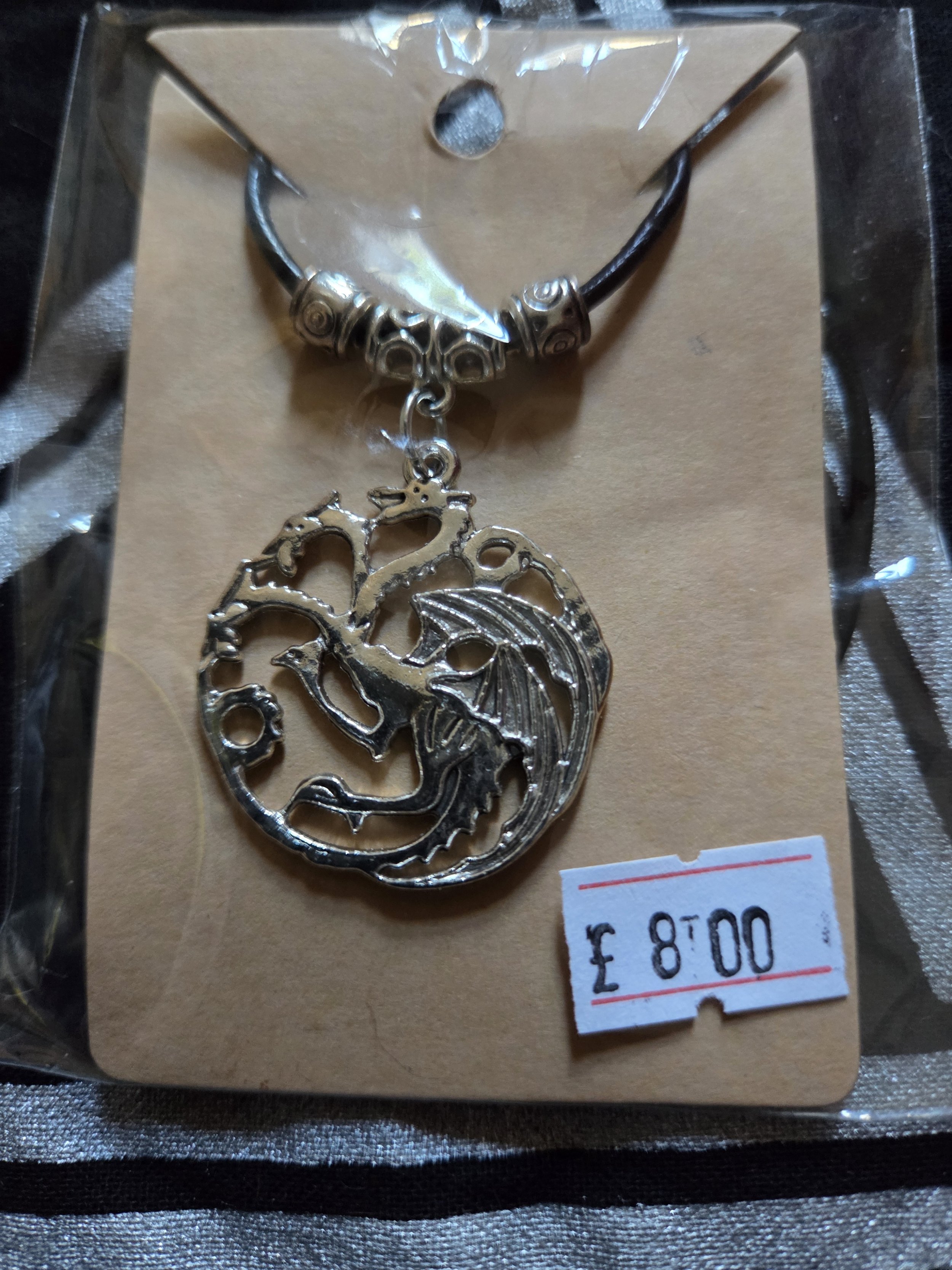 Pendant and Leather cord