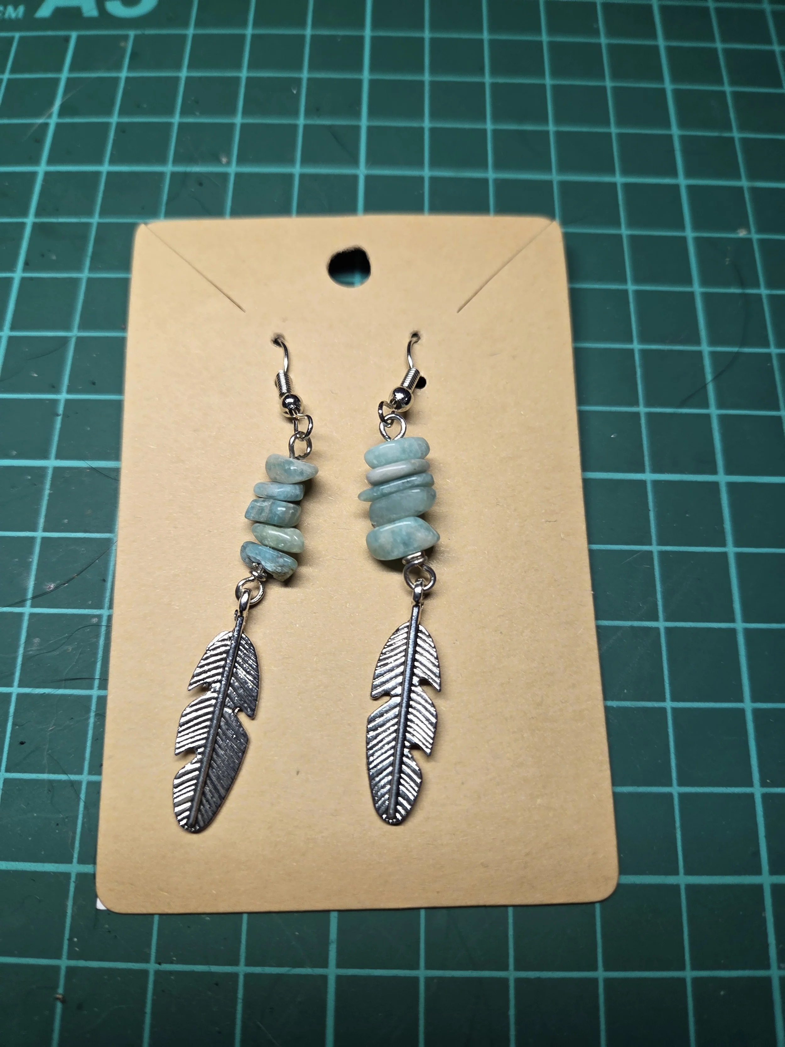 ear rings Amazonite