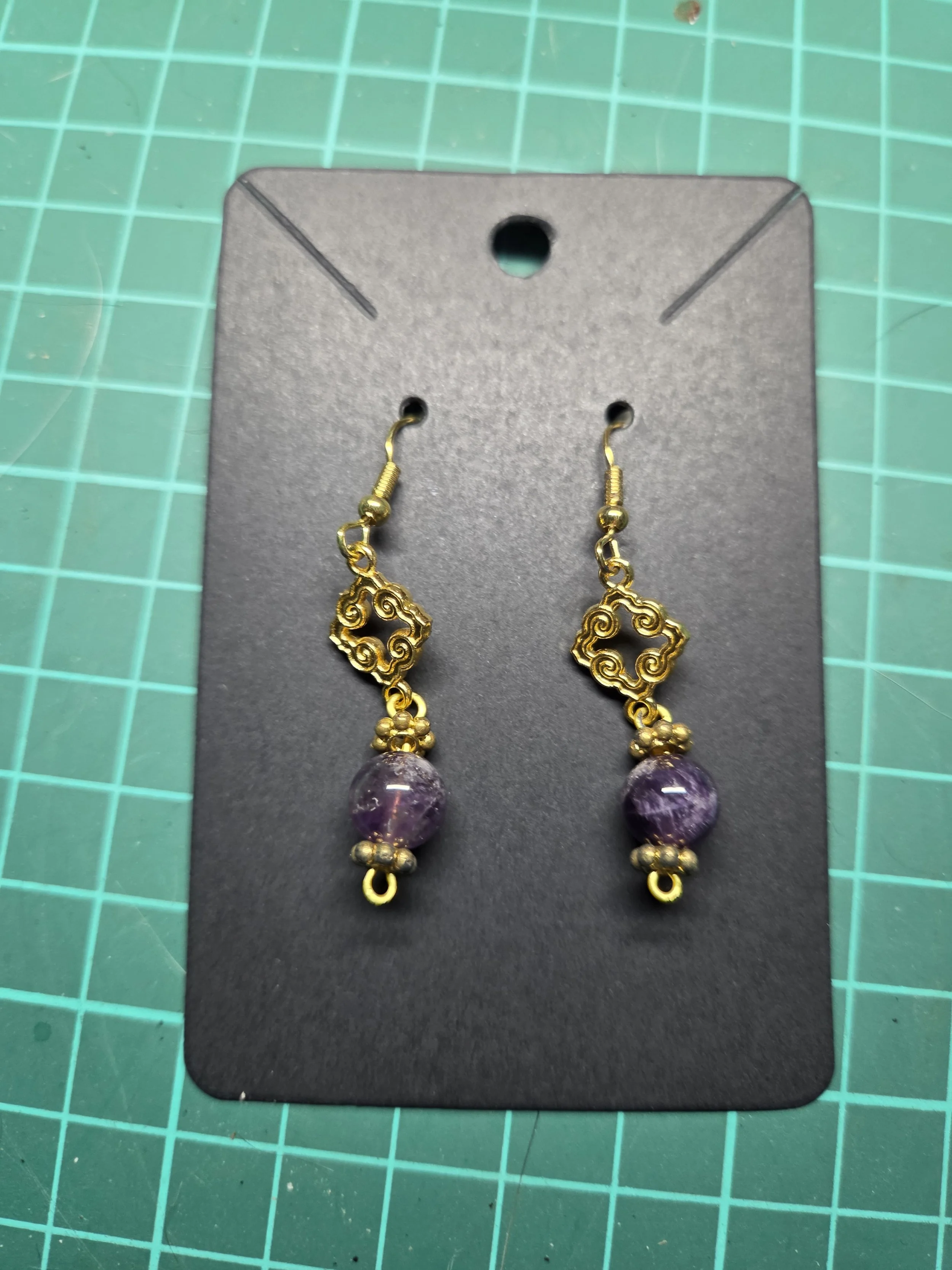 ear rings Amethyst