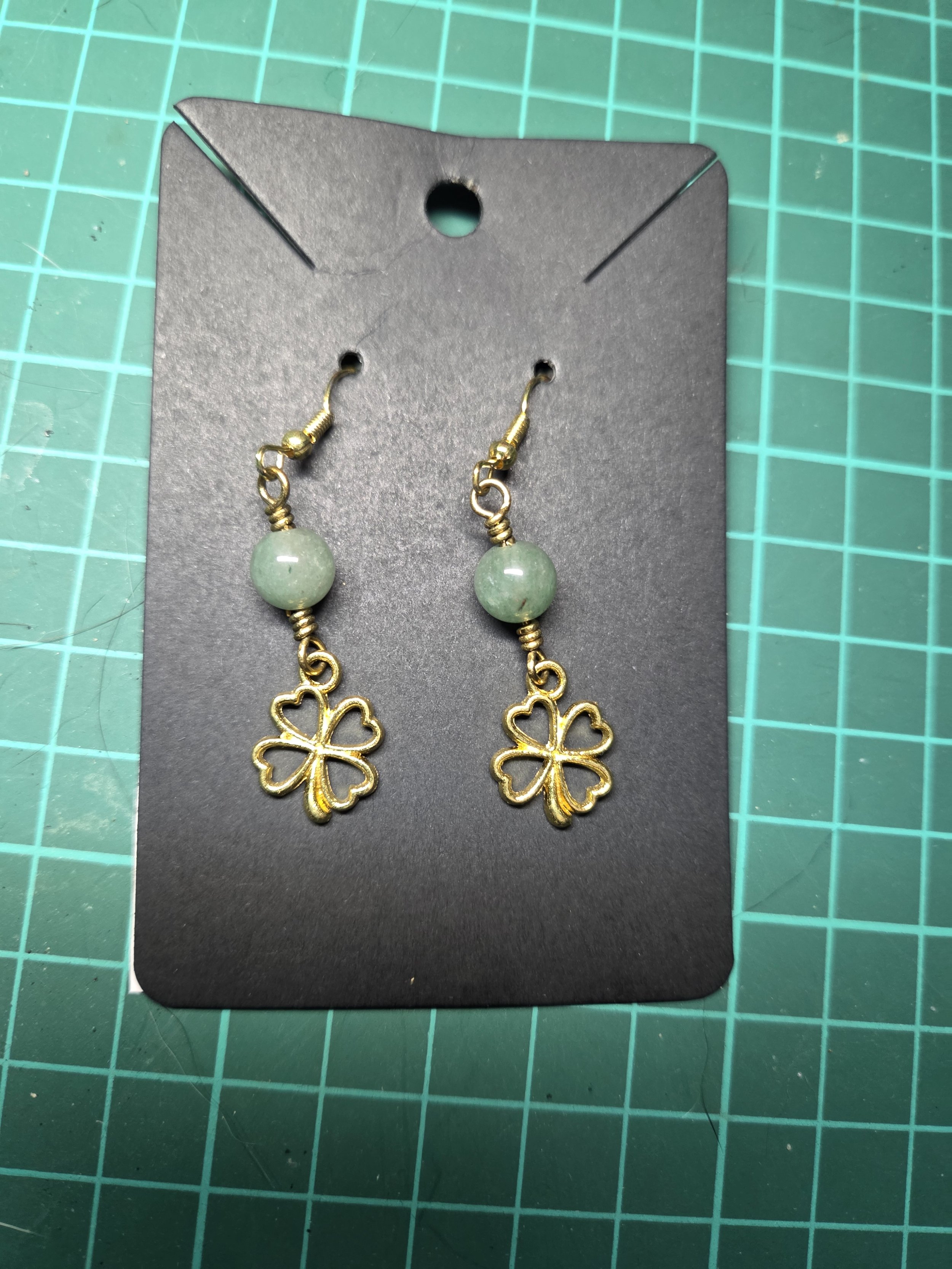 ear rings Green Aventurine