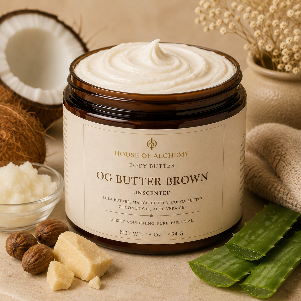 16oz OG Butter Brown (Unscented)