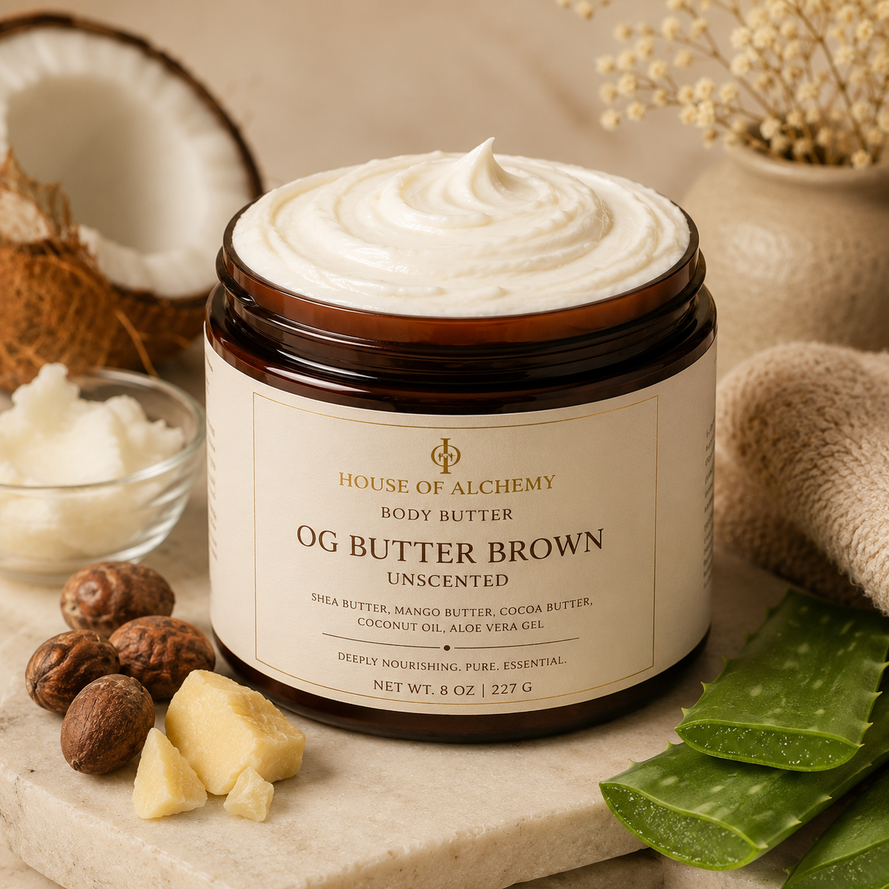 8oz OG Butter Brown (Unscented)