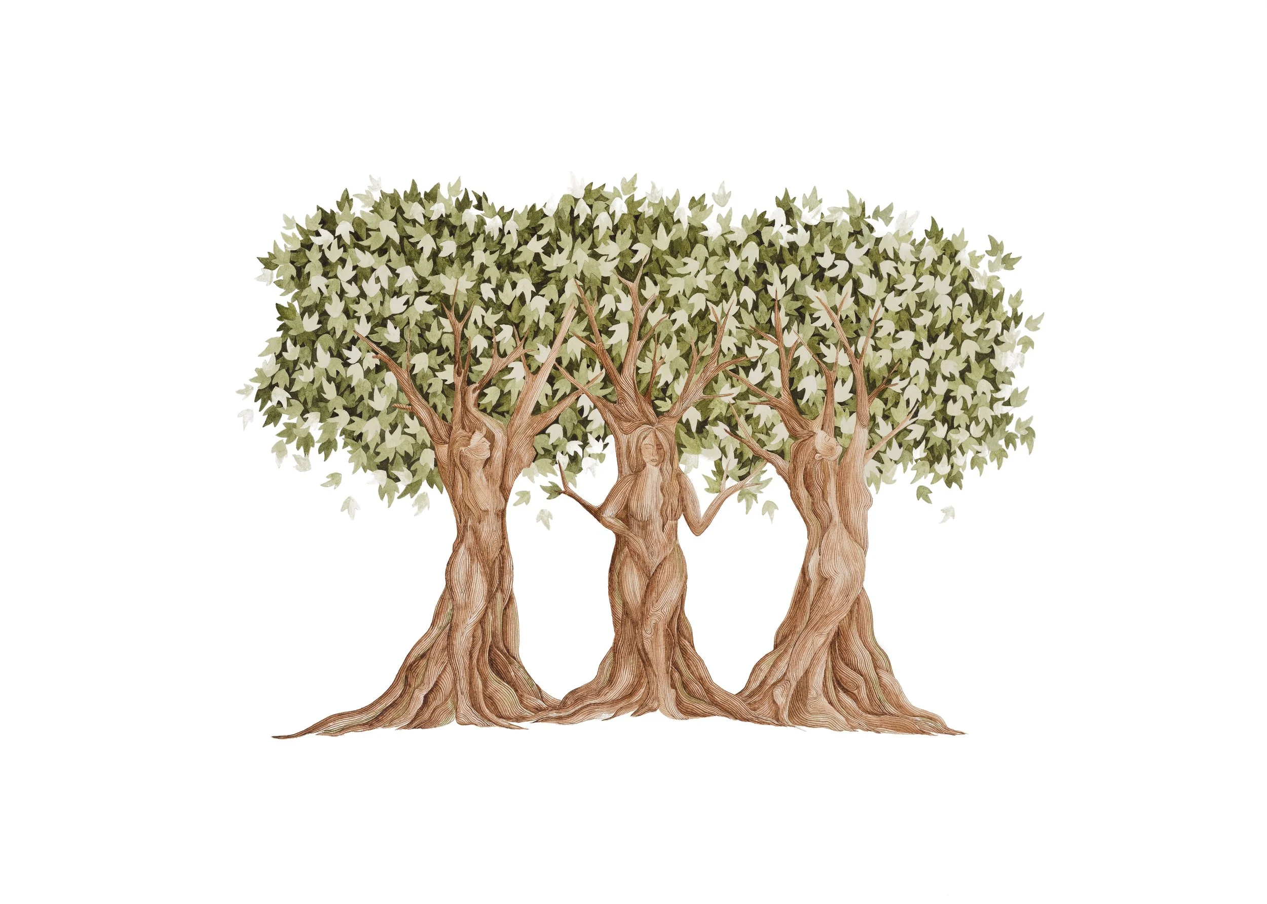 The Three Ladies - Print