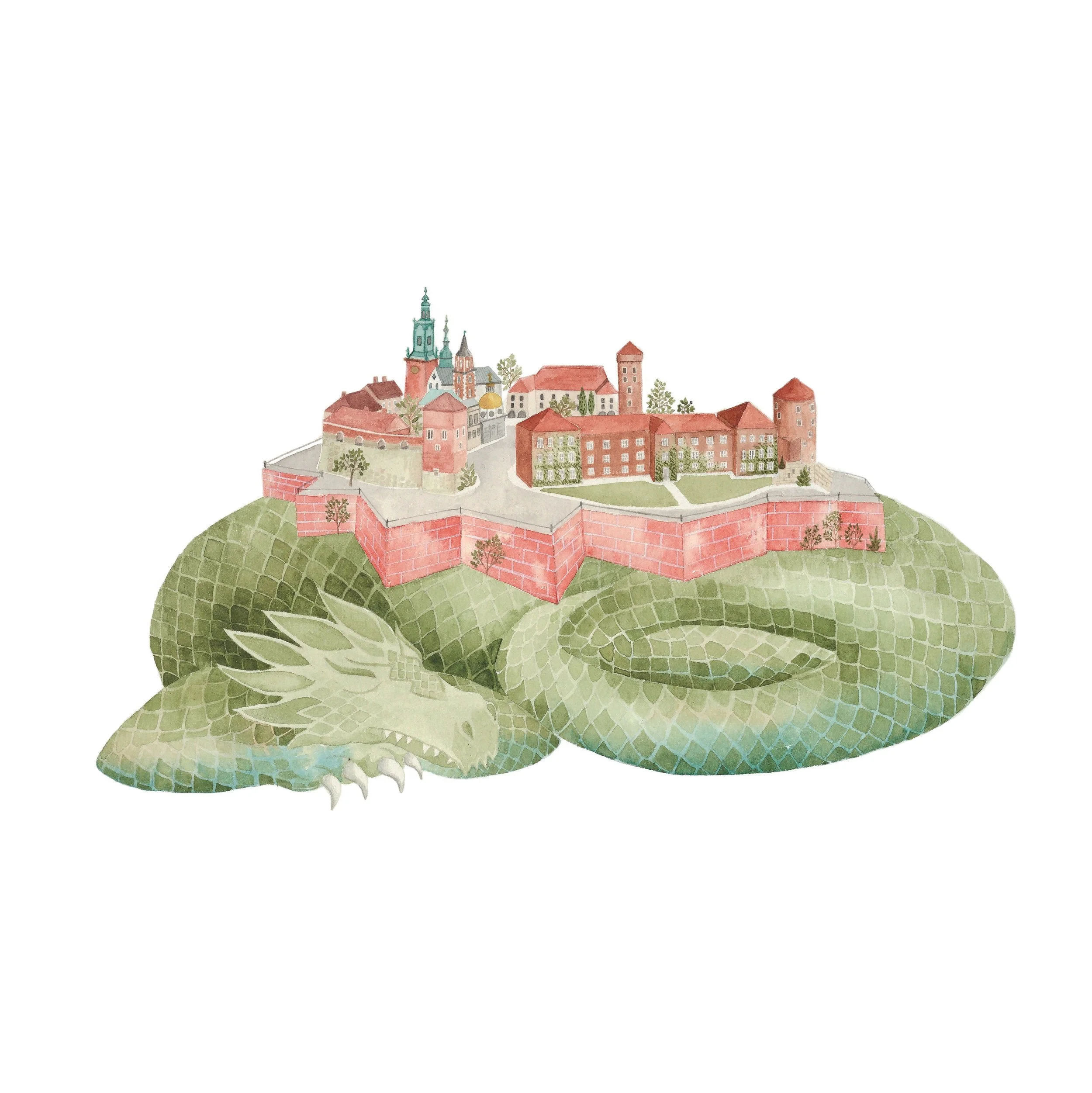 Wawel Castle Dragon - Print