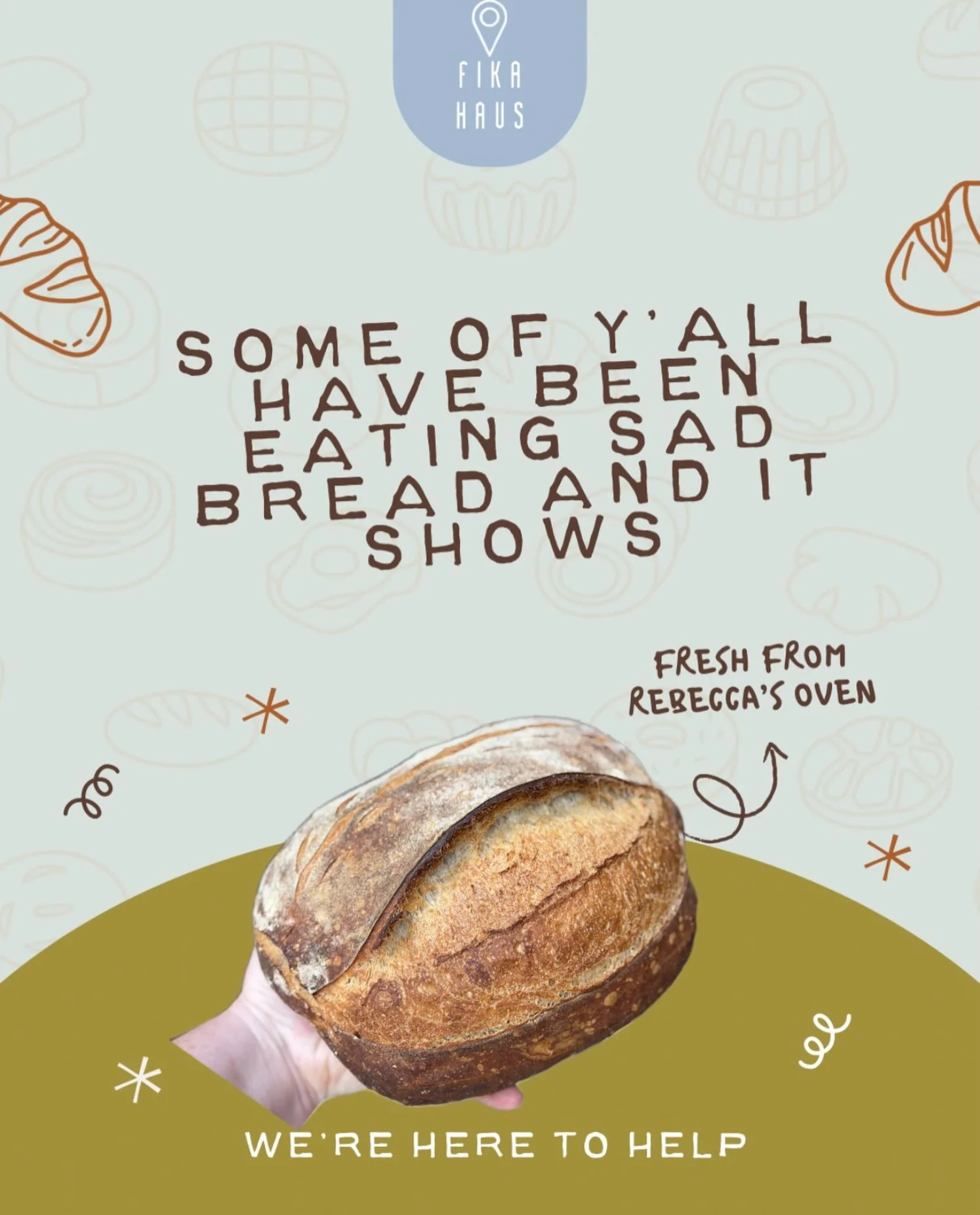 B A K I N G  S O O N ! 🥖

Be sure to click the link in our bio to never miss a fresh bread drop. You don&rsquo;t have to eat sad bread anymore at home. We&rsquo;re here to help. Make bread great again 🫡