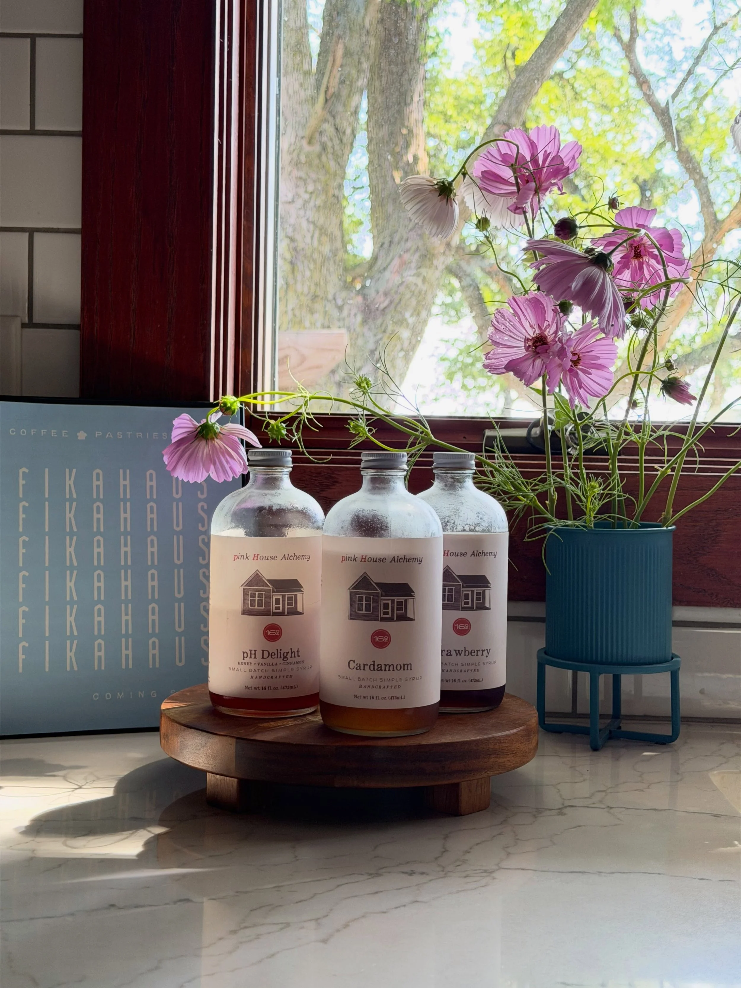 Only the best 💫
Our standards are high. 
Handcrafted flavor, small-batch perfection 🤌🏼
Fika Haus exclusively serving @pink_house_alchemy , minus our own house-made seasonal syrups
Not too sugary or sweet. Honestly, we aren&rsquo;t your big busines