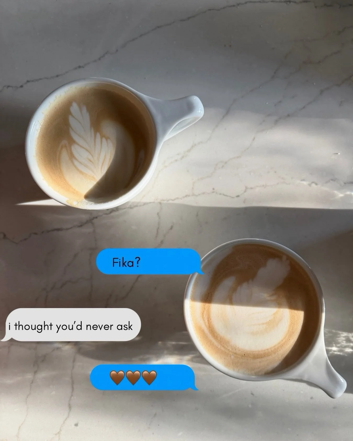 I hope your draft messages are ready to send. Fika patio season is upon us! 🍂💫