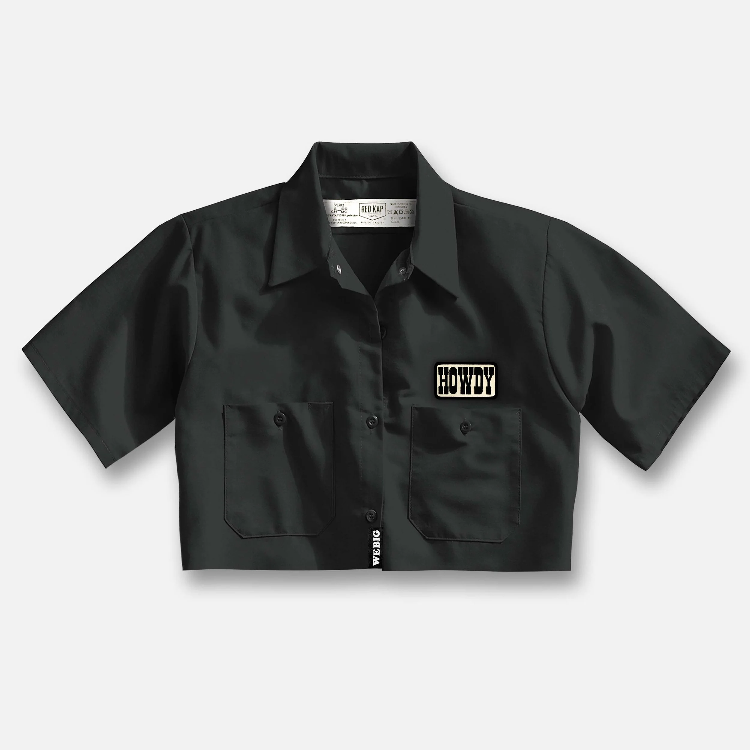 WOMENS HOWDY CROP WORK MECHANICS WORK SHIRT.jpg