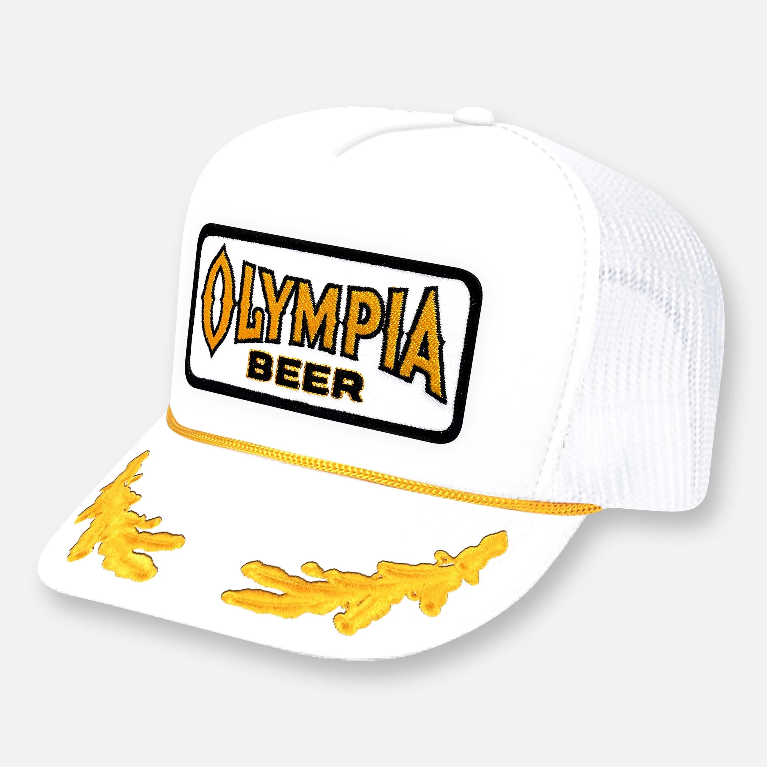 OLYMPIA BEER HAT_WHITE-YELLOW CAPTAIN.jpg