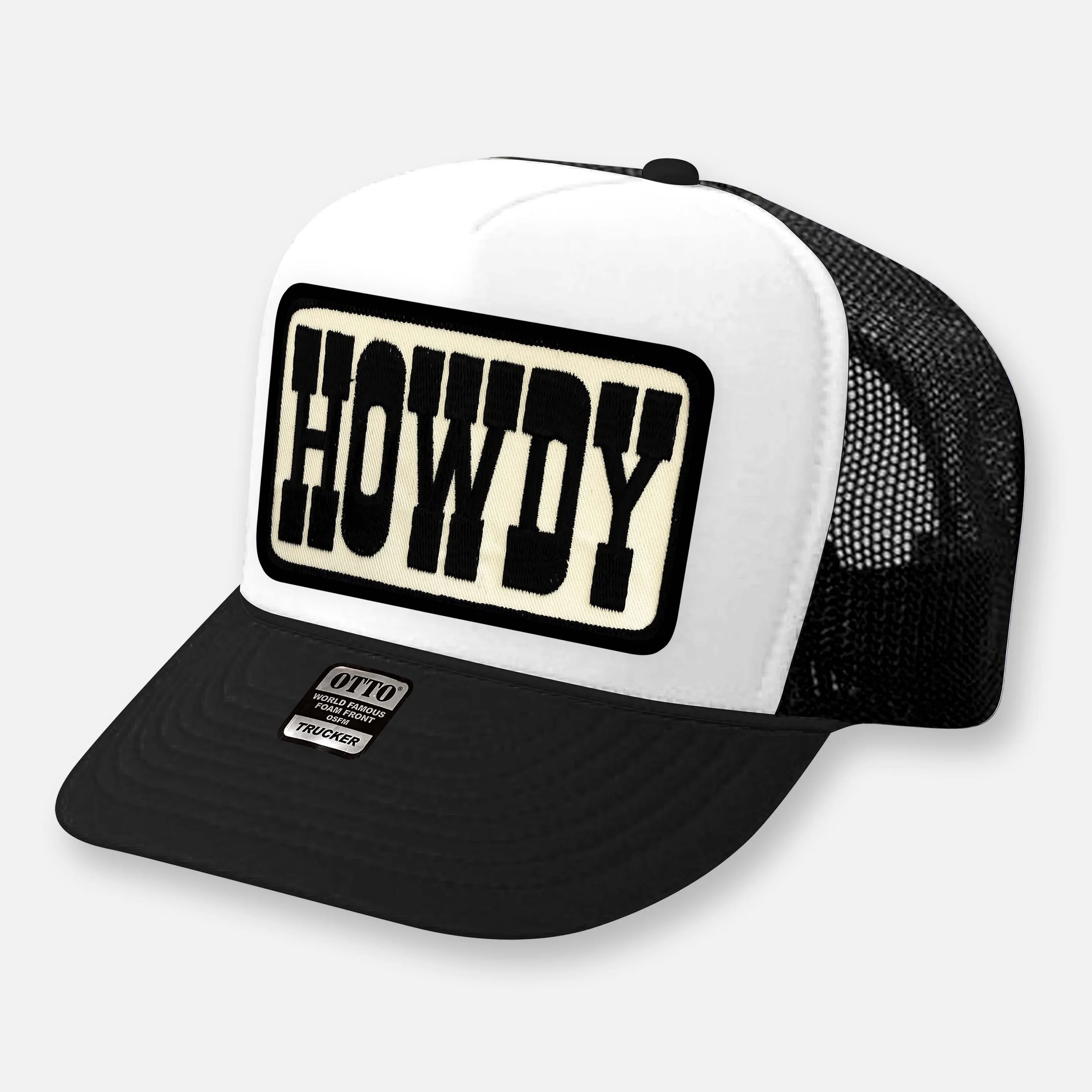 HOWDY TRUCKER HAT_WHITE-BLACK.jpg