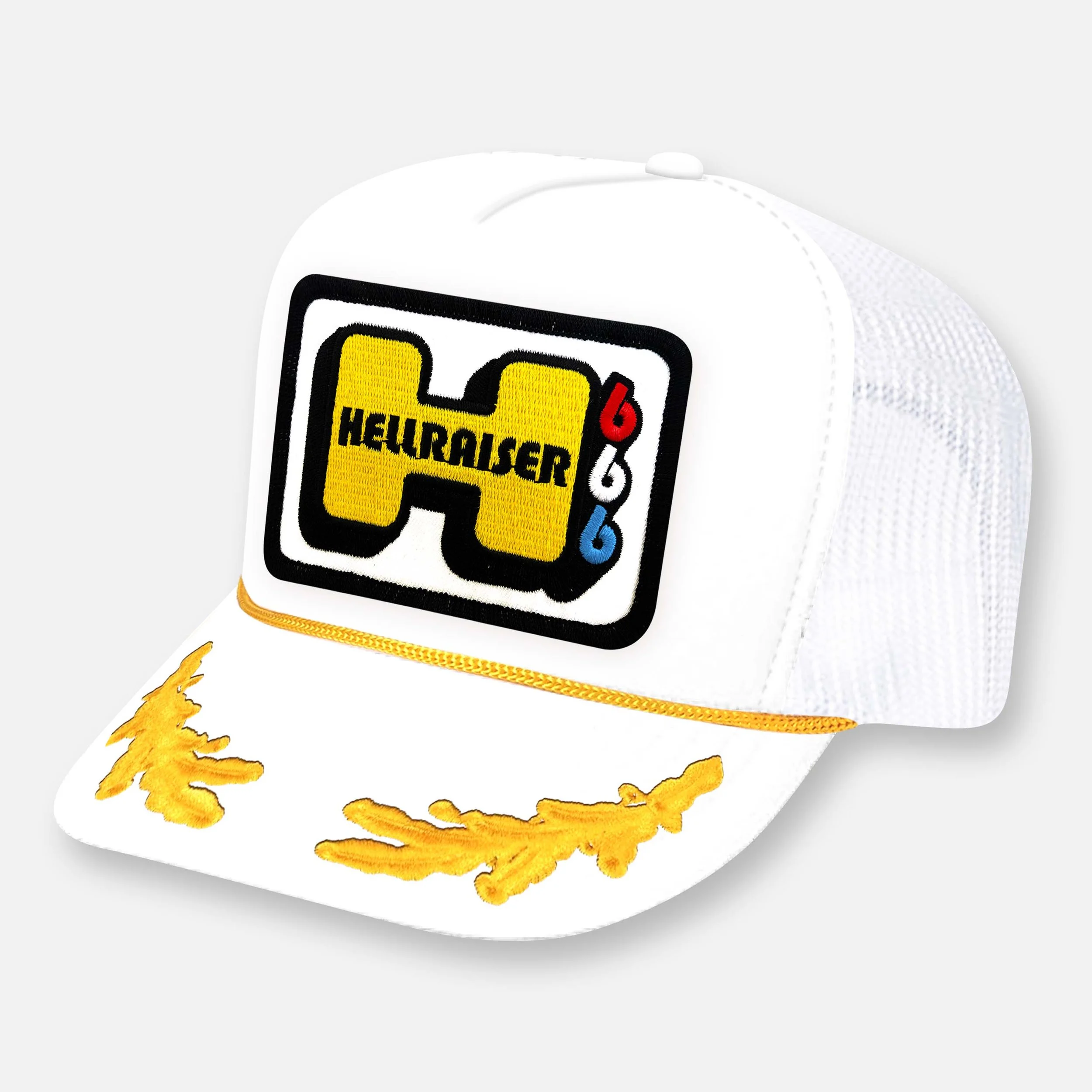 HELLRAISER TRUCKER HAT_WHITE-YELLOW CAPTAIN.jpg