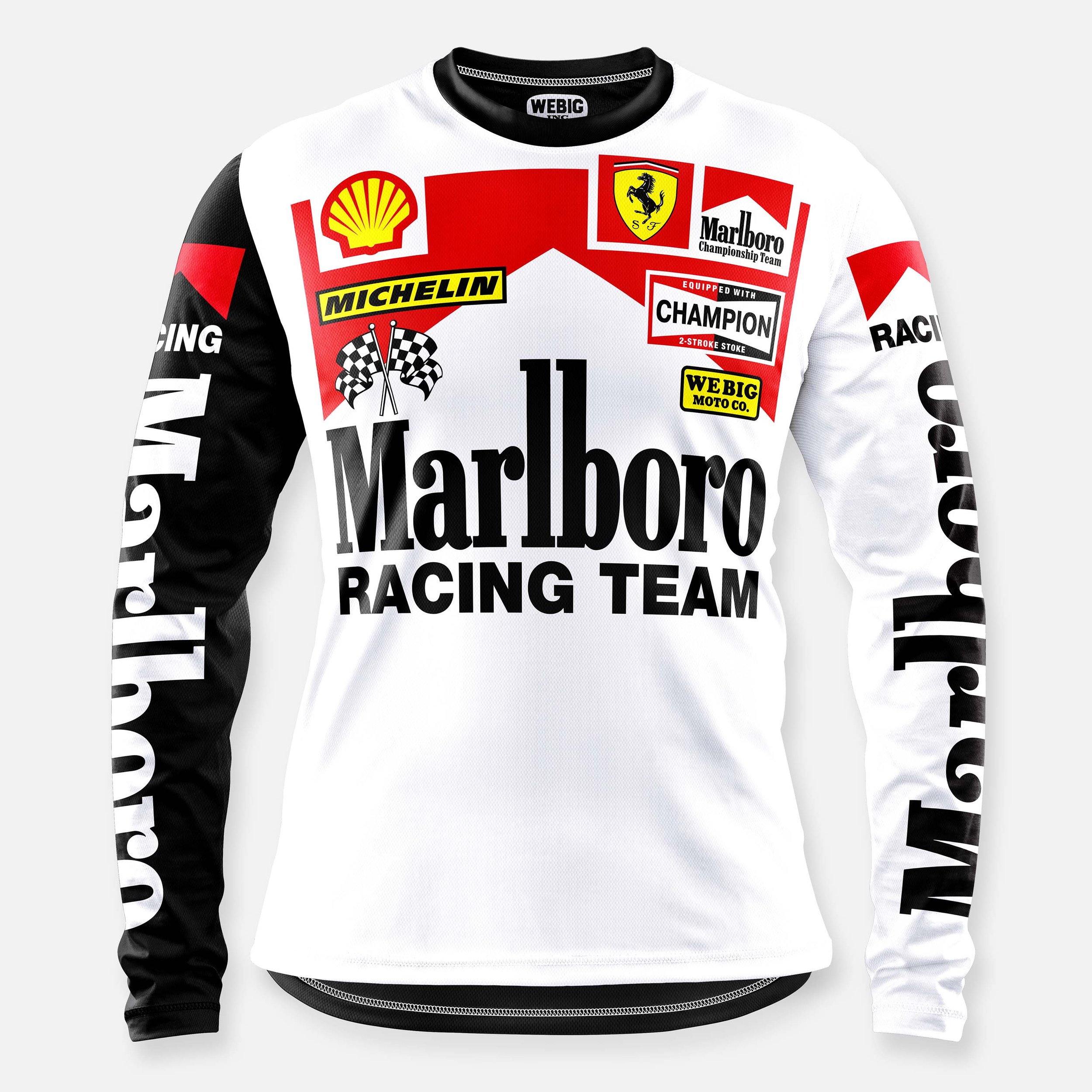 FORMULA 1 JERSEY BLACK-WHITE