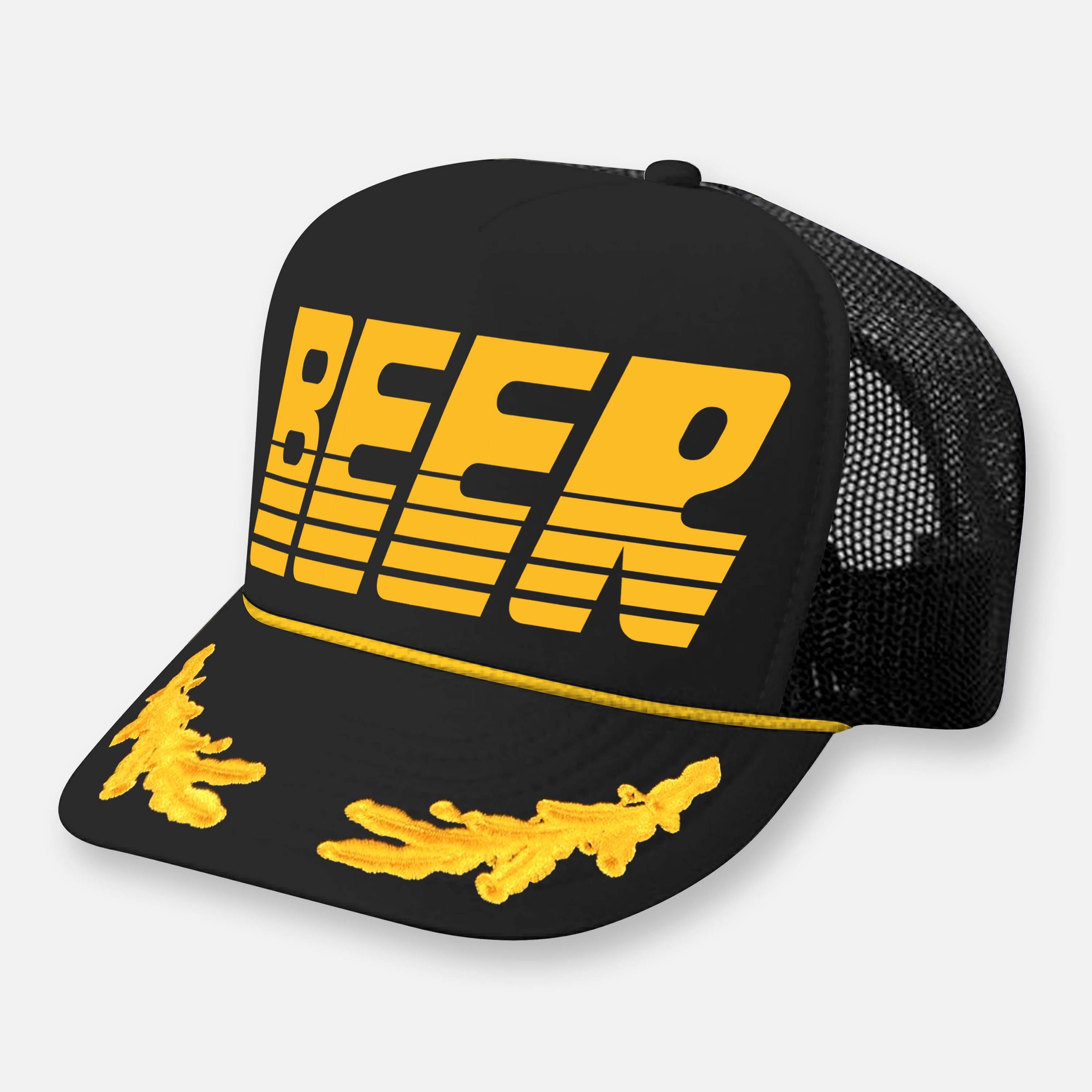 AGGRESSIVE BEER HAT_BLACK-YELLOW CAPTAIN.jpg
